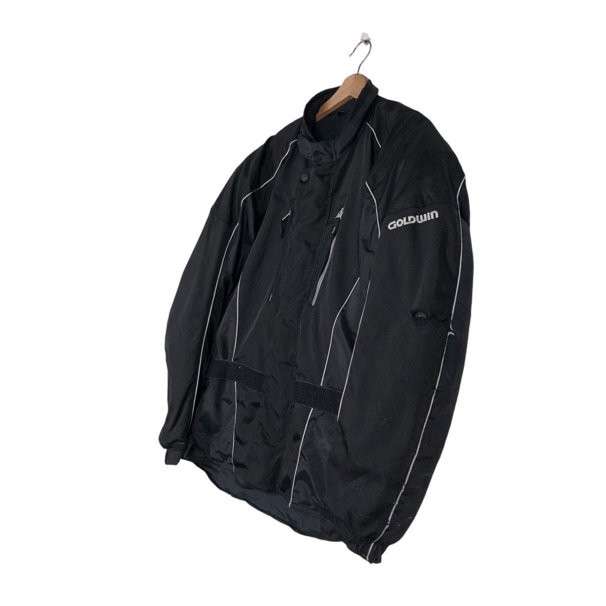 Japanese Brand 📌Vintage Bomber Jacket Racing Biker Goldwin Multi Pocket Size US M / EU 48-50 / 2 - 3 Thumbnail