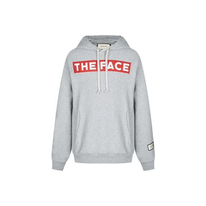 Gucci GUCCI Grey Hoodie with Logo Print Size US L / EU 52-54 / 3 - 1 Thumbnail