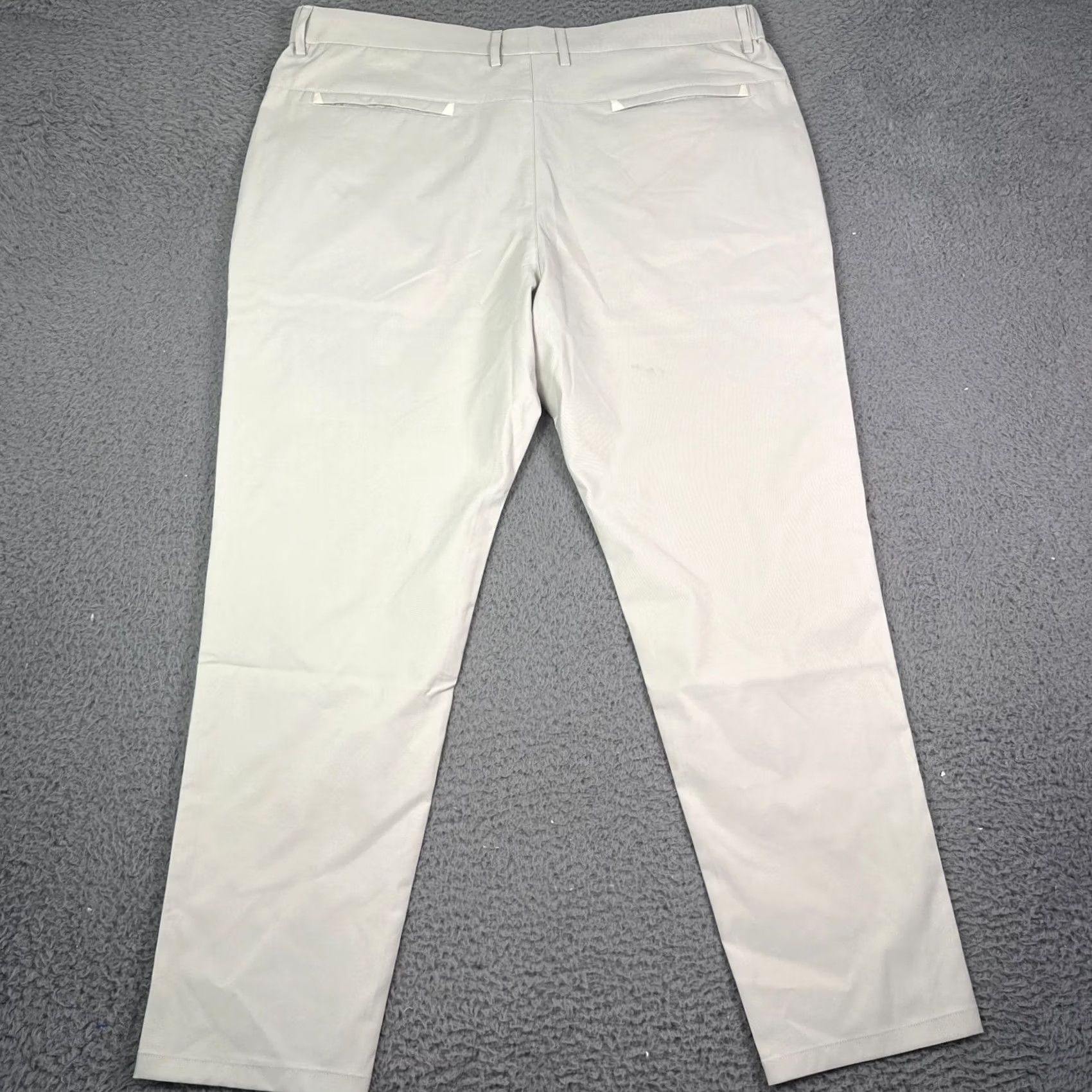 Vintage Jack Archer Jetsetter Pants Mens 38x30 Stone Beige Stretch Chino Performance Size US 38 / EU 54 - 5 Thumbnail