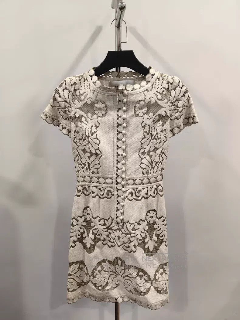 Valentino Valentino Off-white lace dress Size XS / US 0-2 / IT 36-38 - 1 Thumbnail