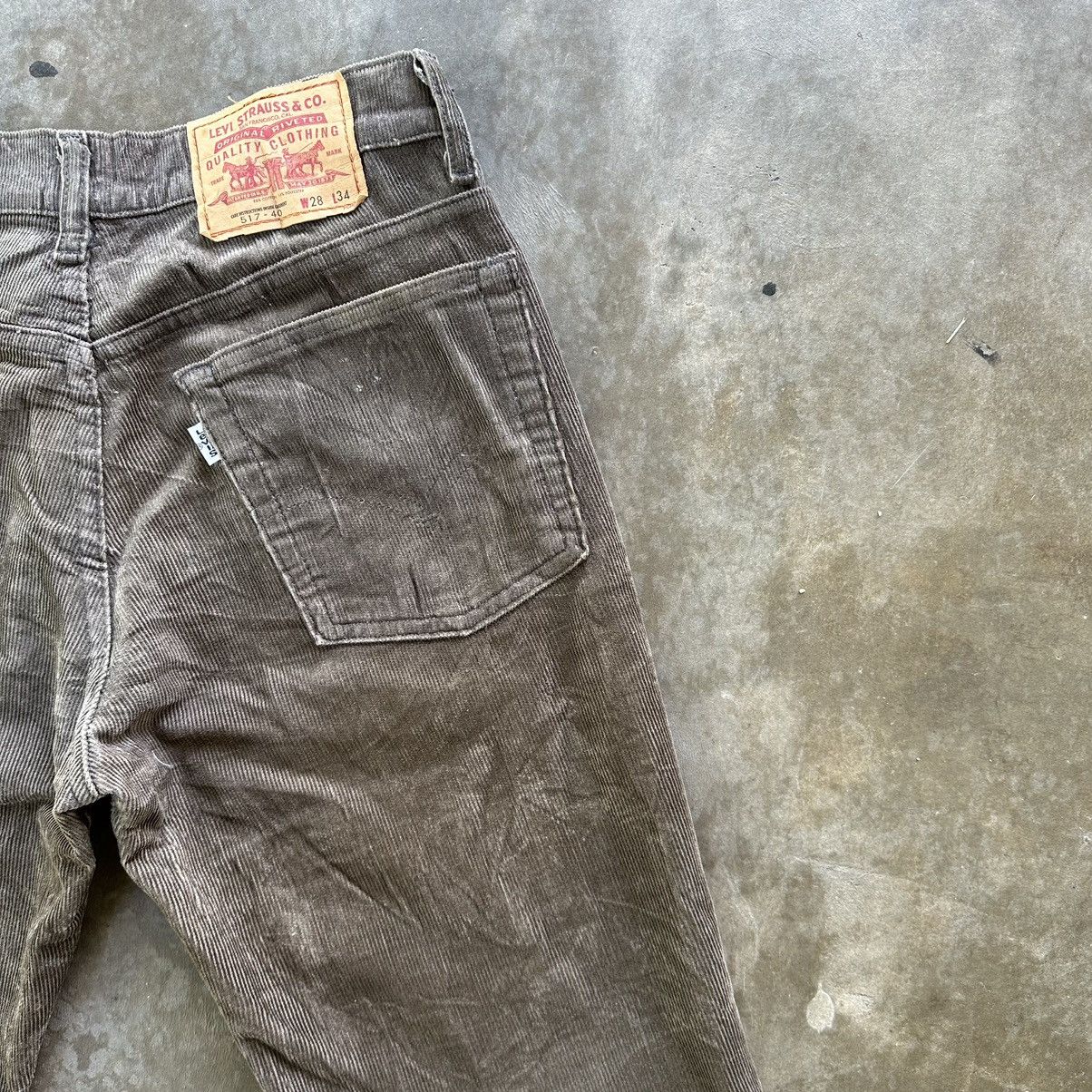 Levi's W28 Vintage Levi’s 517 Corduroy Brown Casual Trouser Pant Size US 28 / EU 44 - 14 Thumbnail