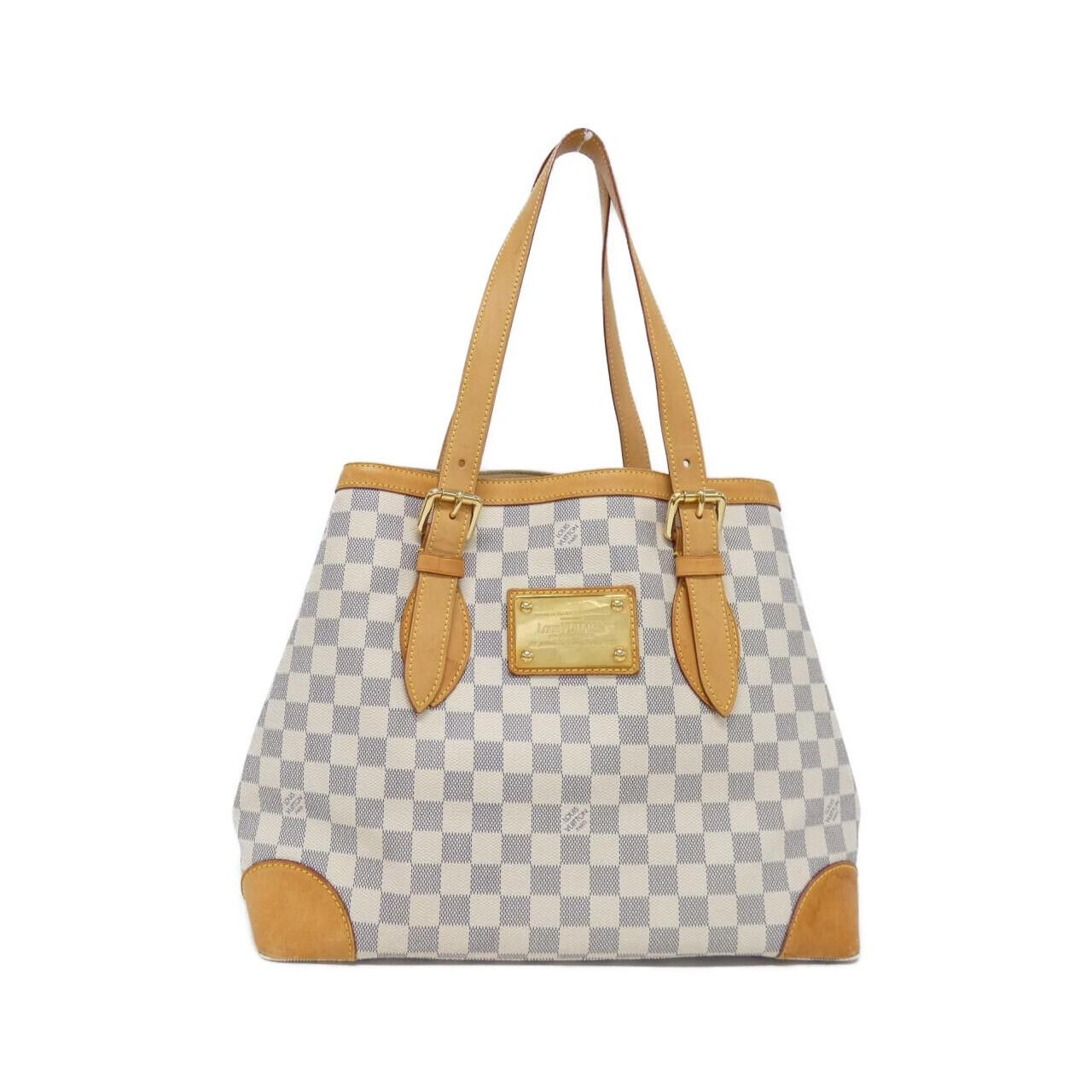Louis Vuitton Louis Vuitton Louis Vuitton Damier Azur Hampstead tote bag Textile Tote Bag N51206 DUTY FREE for USA Size ONE SIZE - 1 Thumbnail