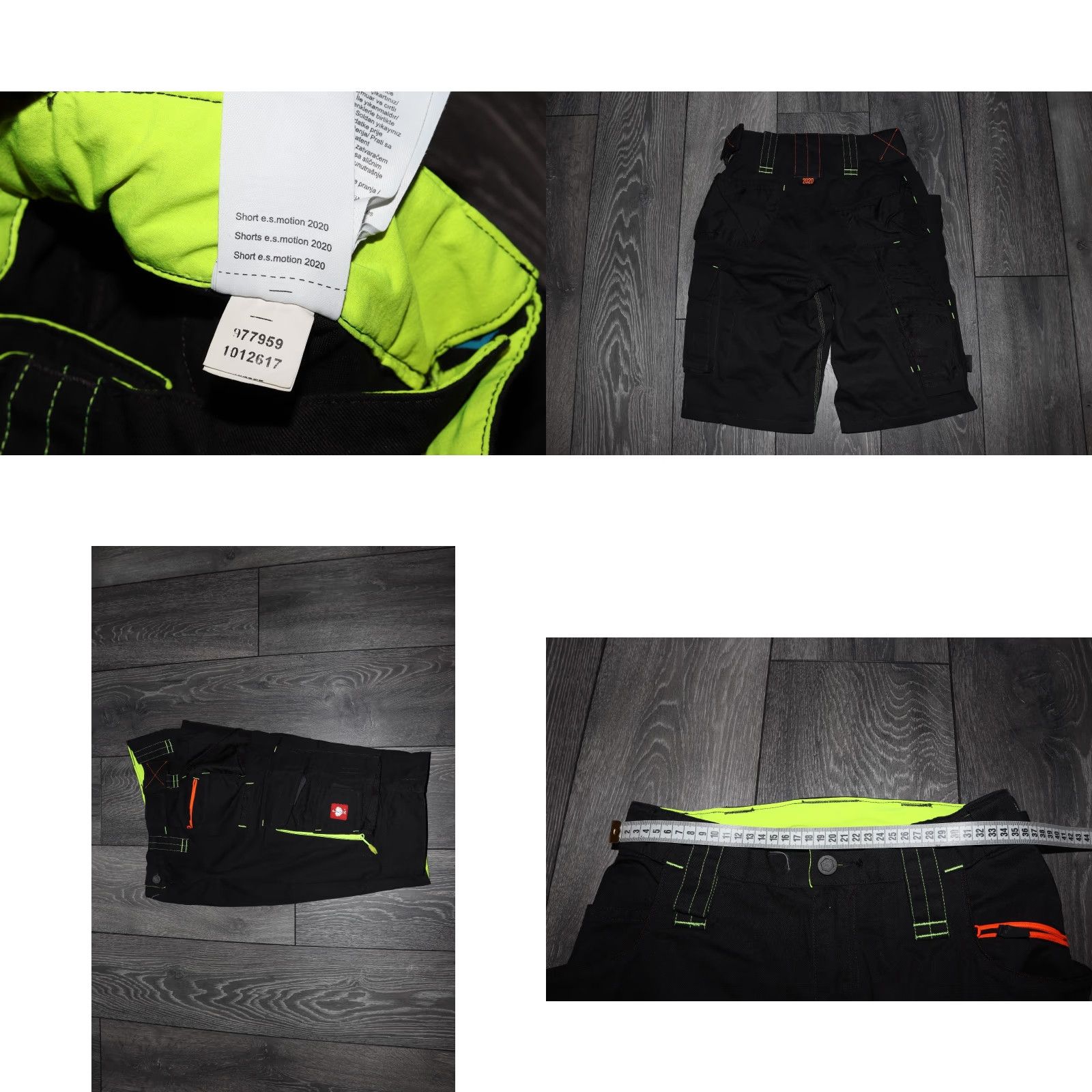 Vintage ENGELBERT STRAUSS E.S. MOTION 2020 SHORTS MENS EU 46 WORKWEAR WORK BLACK Size US 30 / EU 46 - 8 Thumbnail