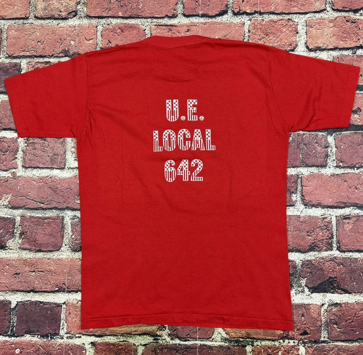 Vintage UE Local Union Viva La Roja La Blanca Y La Azul Tee 80s Size US M / EU 48-50 / 2 - 2 Thumbnail