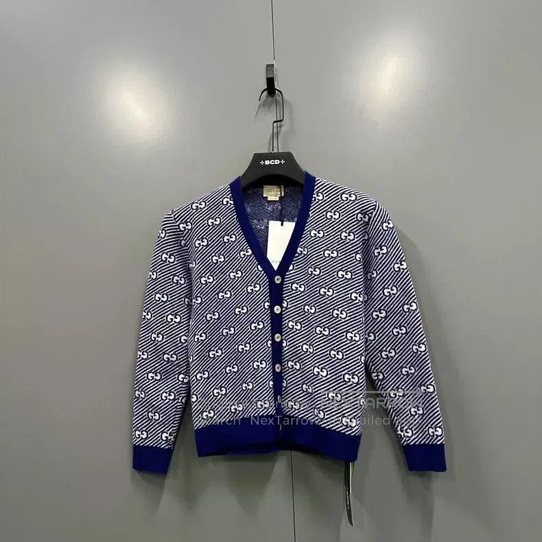 Gucci Gucci GG Pattern Knit Cardigan. Size US L / EU 52-54 / 3 - 1 Thumbnail