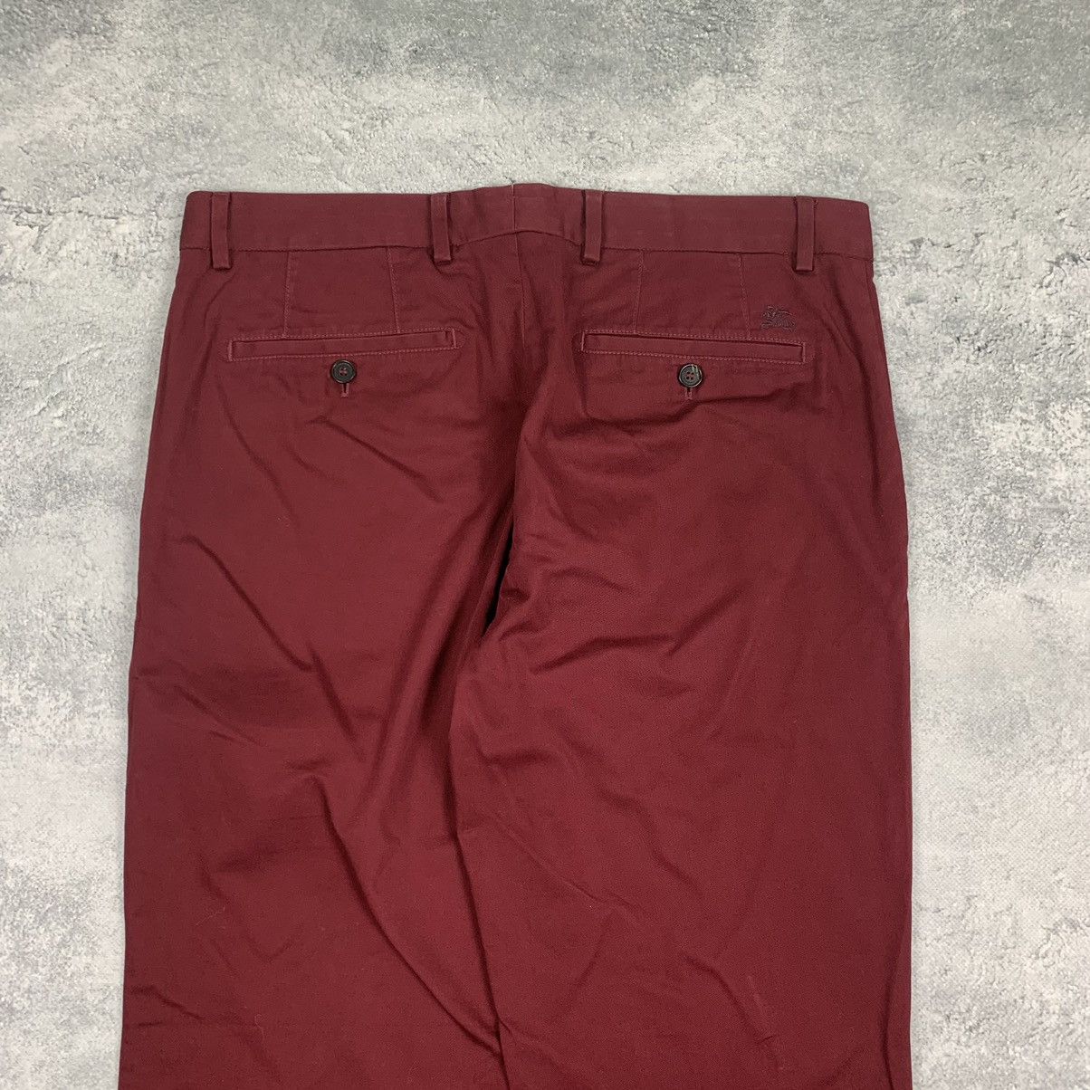 Burberry Burberry London England Casual Cotton Pants Size 50 Burgundy Size US 34 / EU 50 - 11 Thumbnail