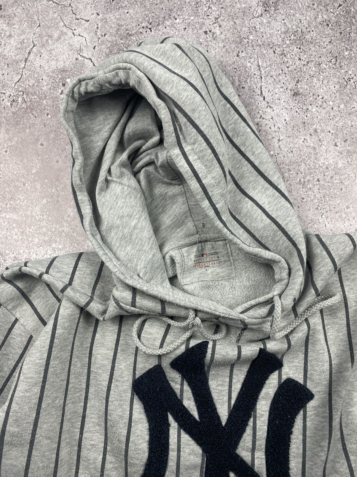 Majestic × Vintage Yankees Majestic vintage striped box logo hoodie New York Size US S / EU 44-46 / 1 - 5 Thumbnail