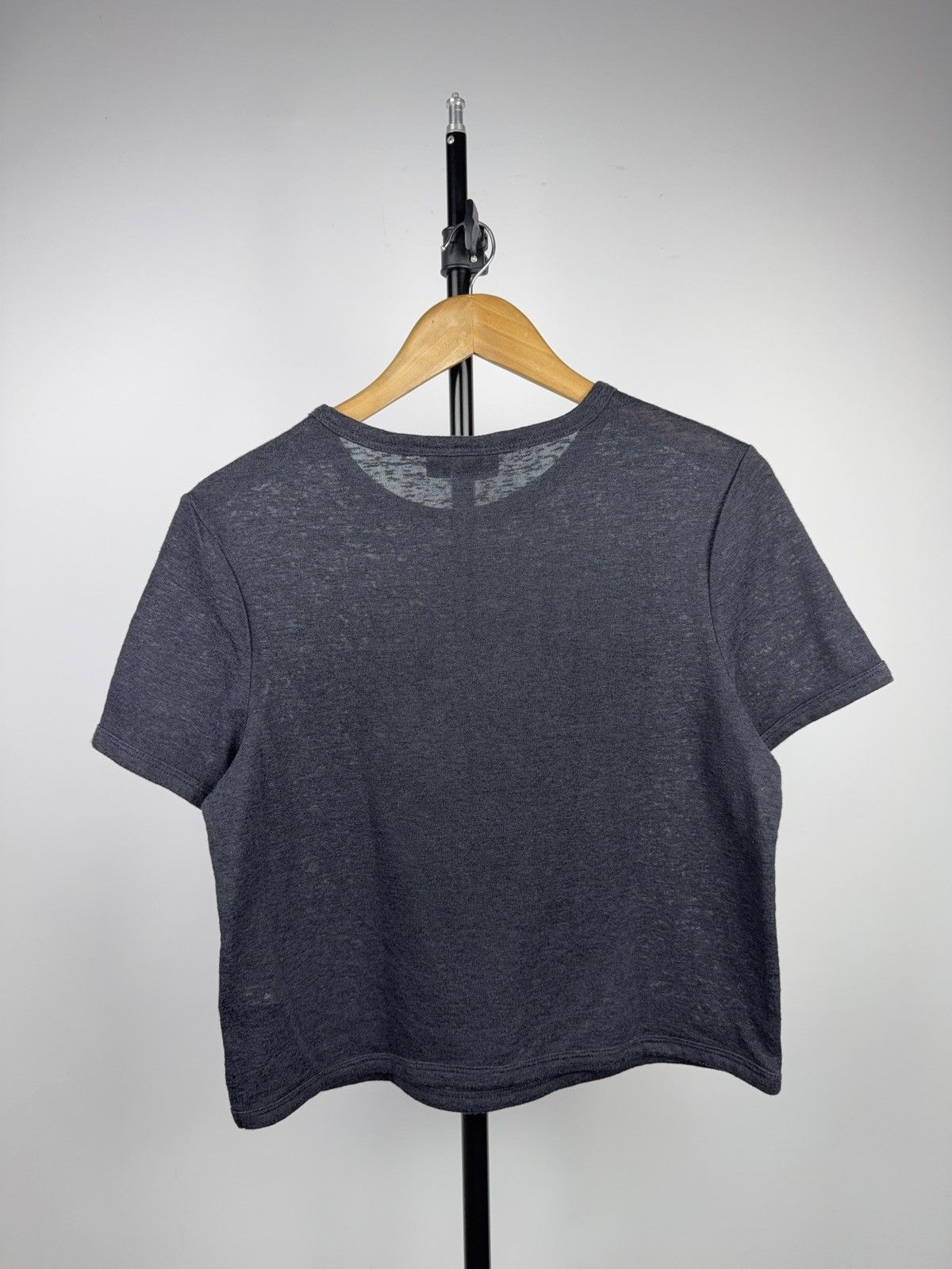 Nirvana 2024 Nirvana Smiley Cropped Tee Y2K Grunge Band Shirt Size L / US 10 / IT 46 - 7 Thumbnail