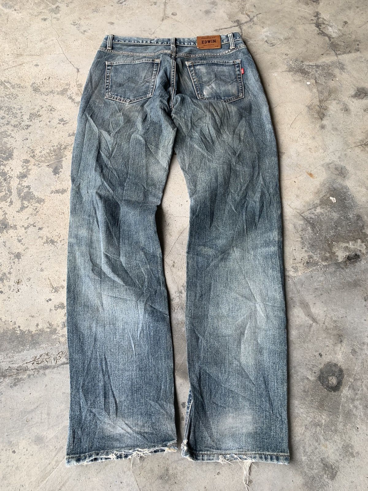 Edwin Edwin 403 International Basic Made In Japan Distressed Denim Size US 32 / EU 48 - 2 Thumbnail