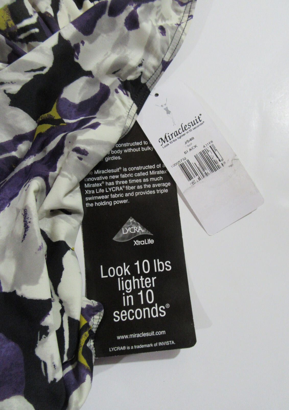 Designer Miraclesuit Womens 1 Piece Swimsuit Floral 12 Size ONE SIZE - 4 Thumbnail