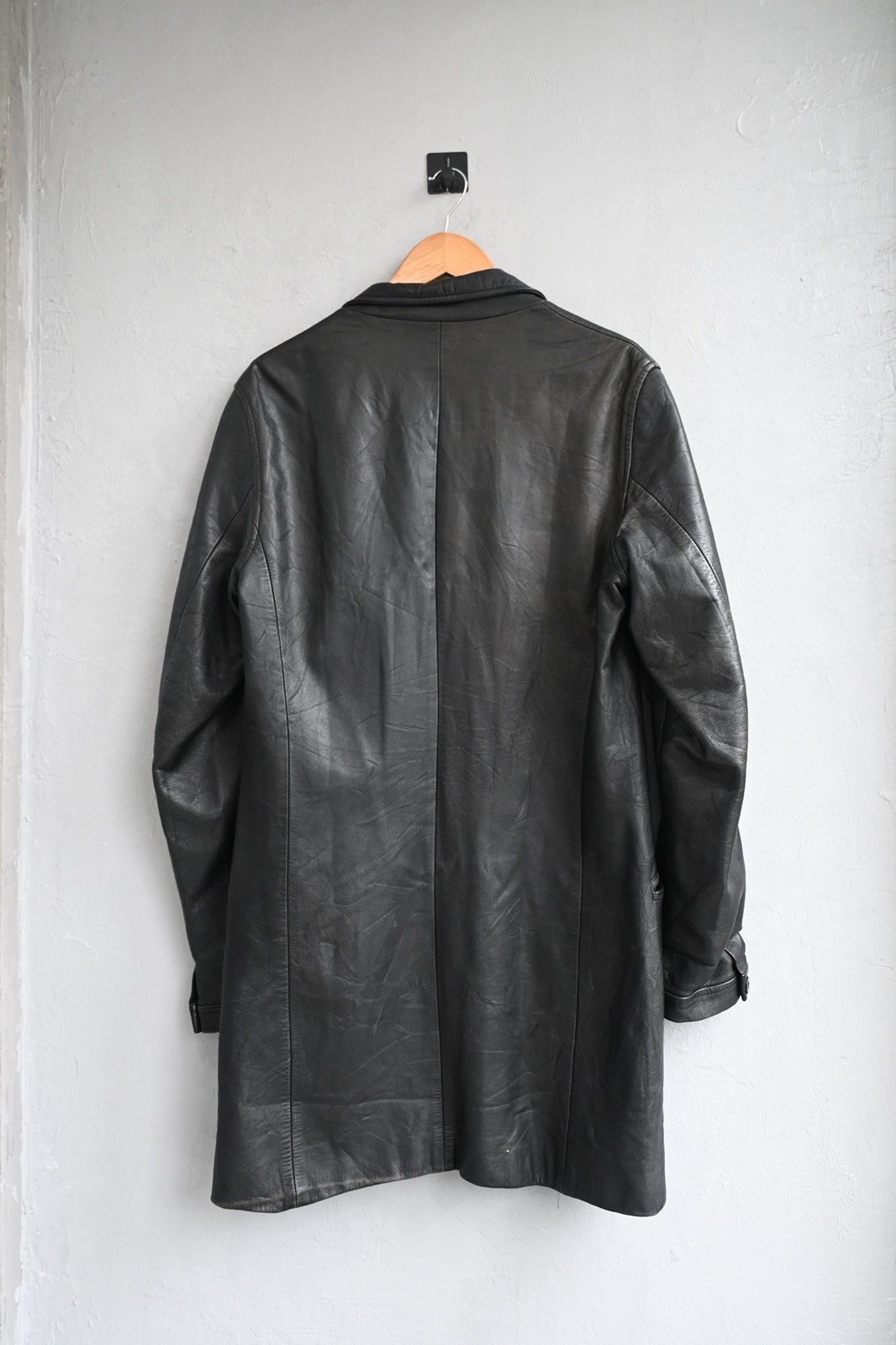 Yohji Yamamoto Yohji Yamamoto Pour Homme AW1997 leather overcoat Size US M / EU 48-50 / 2 - 13 Thumbnail