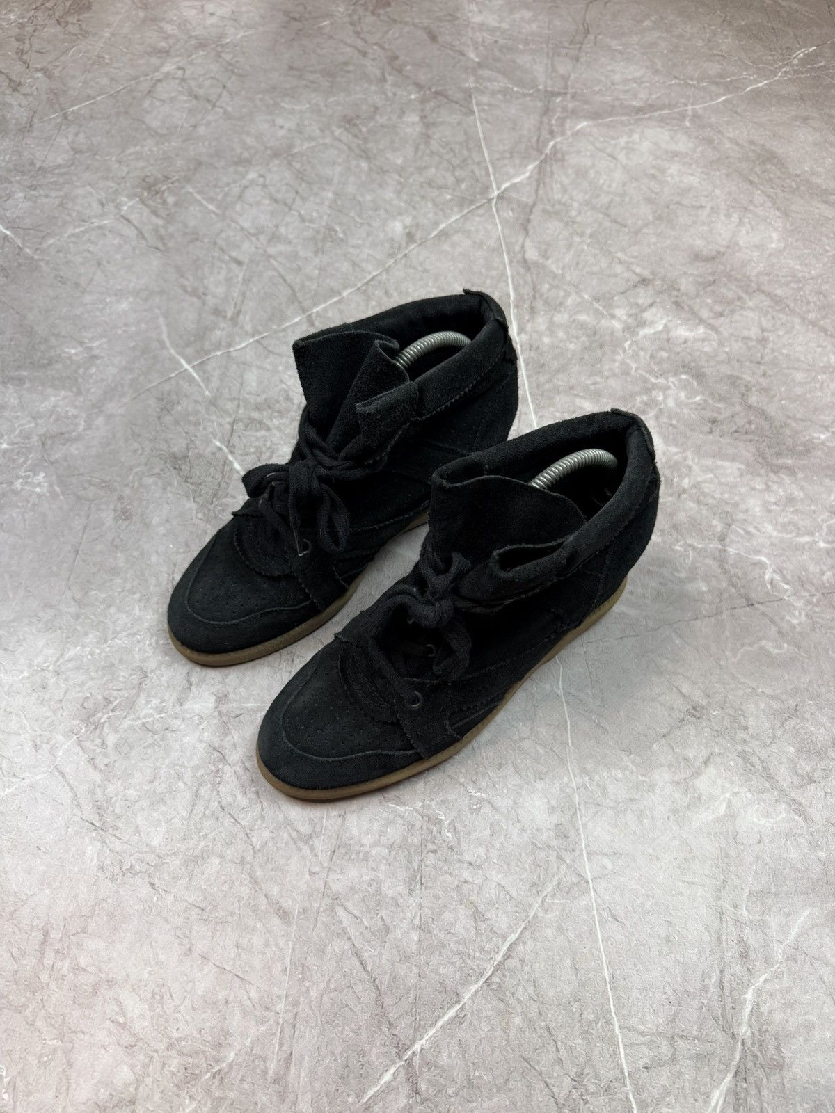Isabel Marant Isabel Marant style y2k Baskets black suede femme shoes Size US 10 / IT 40 - 3 Thumbnail