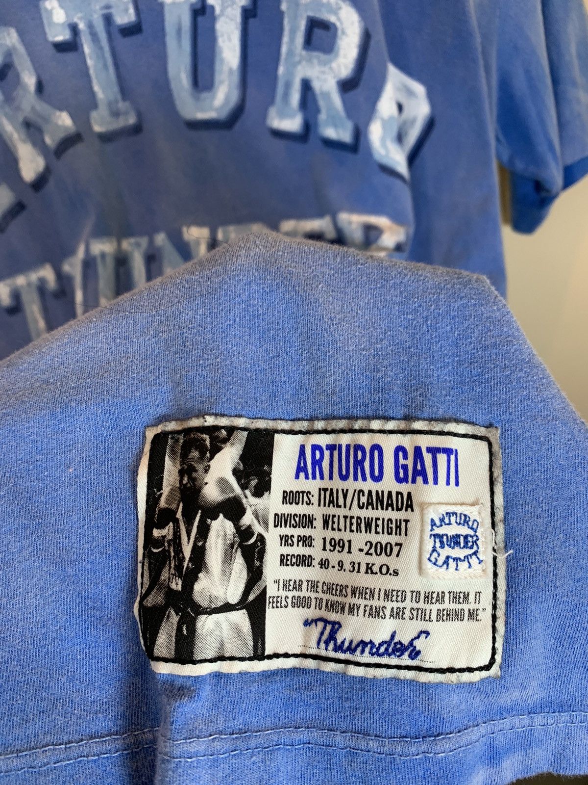 Designer *RARE* Roots of Fight Arturo “Thunder” Gatti Boxing T-Shirt Size US S / EU 44-46 / 1 - 2 Thumbnail