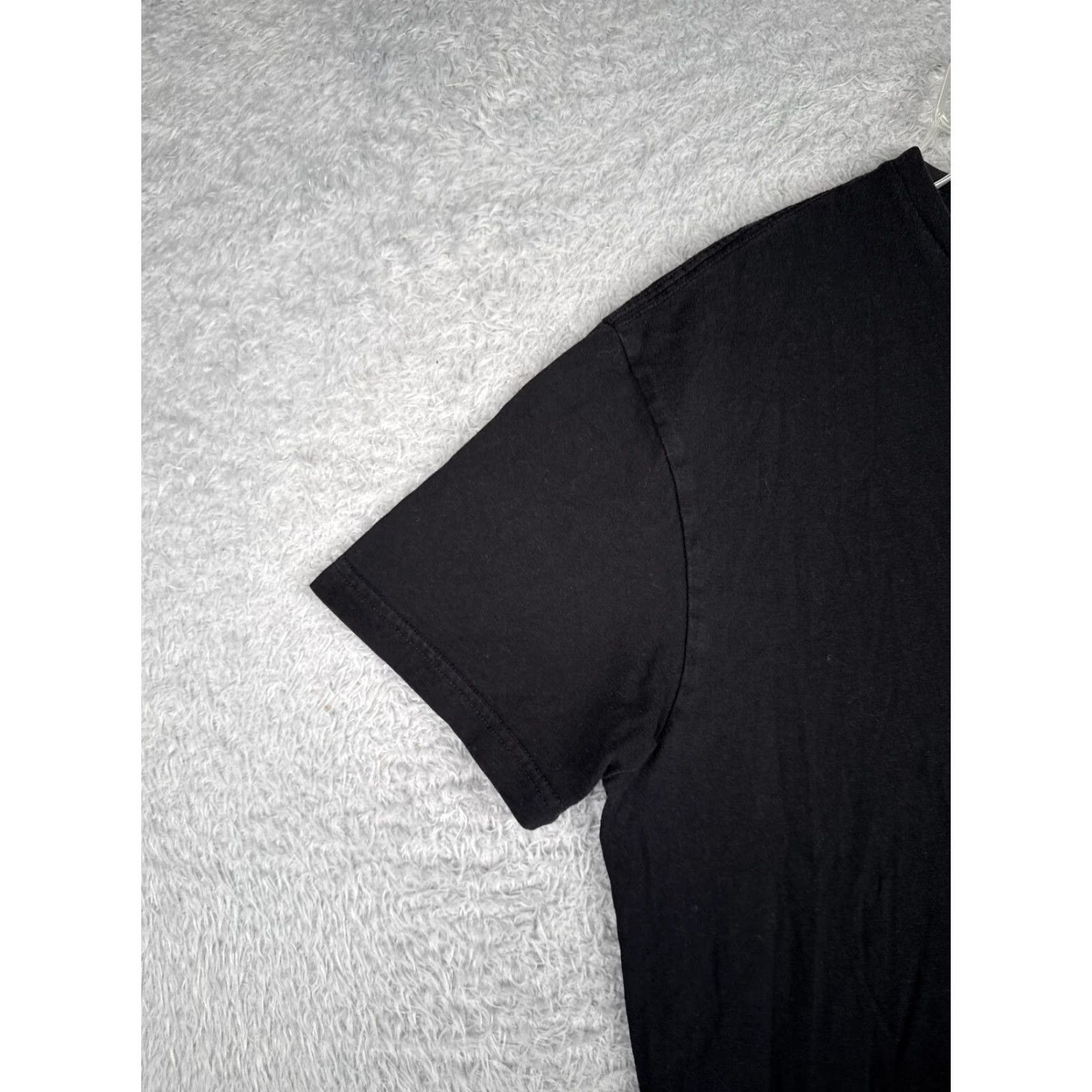 Ralph Lauren VINTAGE Ralph Lauren Polo Shirt Men’s Large Black Short Sleeve Crew Neck 100% Cotton Logo Embroidered Classic American Designer T-Shirt 90s Mens Size US L / EU 52-54 / 3 - 3 Thumbnail