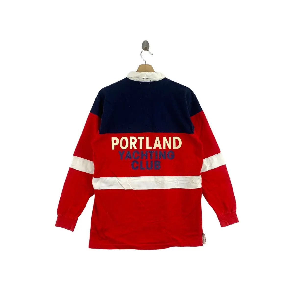 Vintage Vintage 90’ PORTLAND YACHTING CLUB Rugby Polo Tee Shirt Top Size US M / EU 48-50 / 2 - 4 Thumbnail