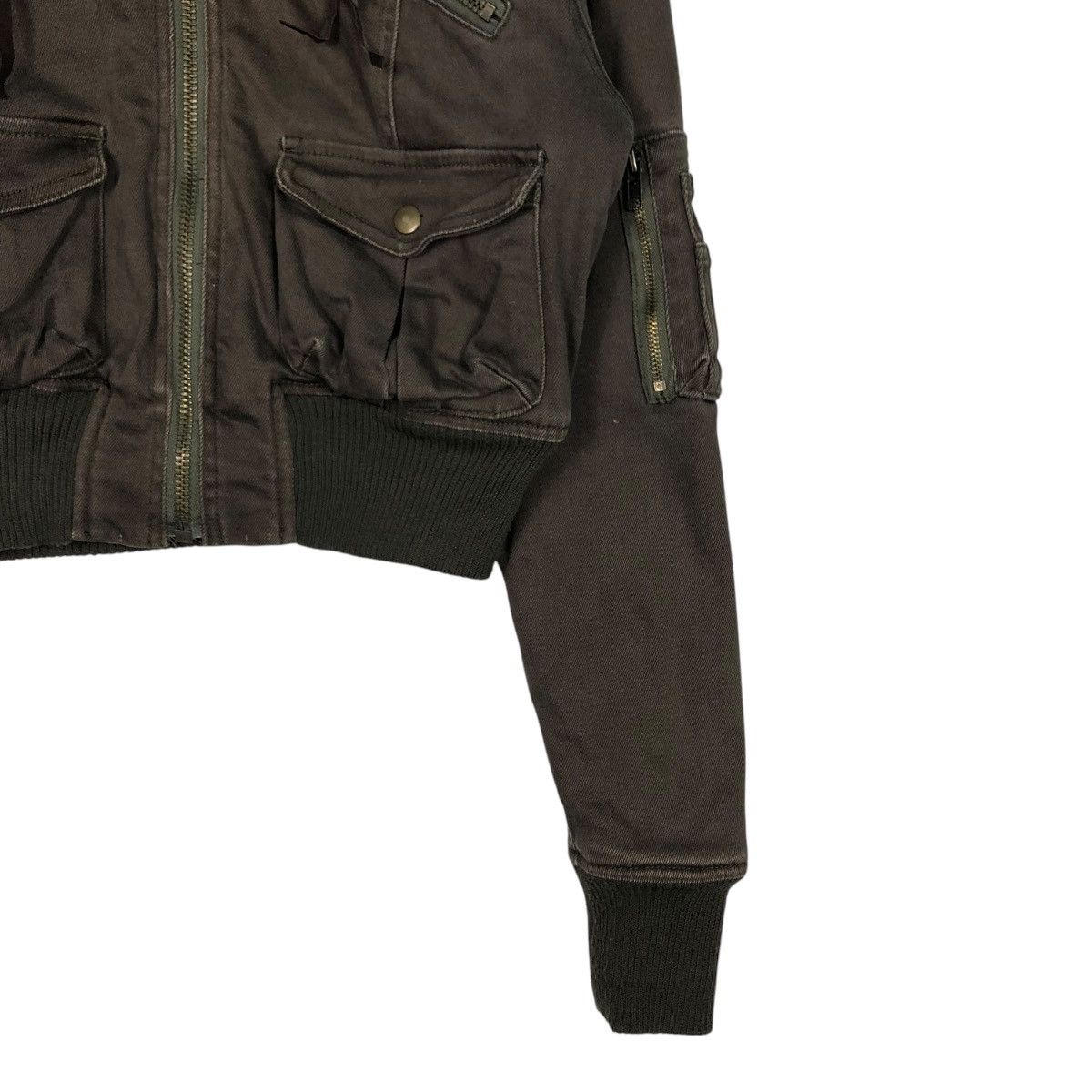 Hysteric Glamour 🔥VINTAGE CROPPED BOMBER BIKER JACKET HEAVEN AND EARTH Size US S / EU 44-46 / 1 - 7 Thumbnail