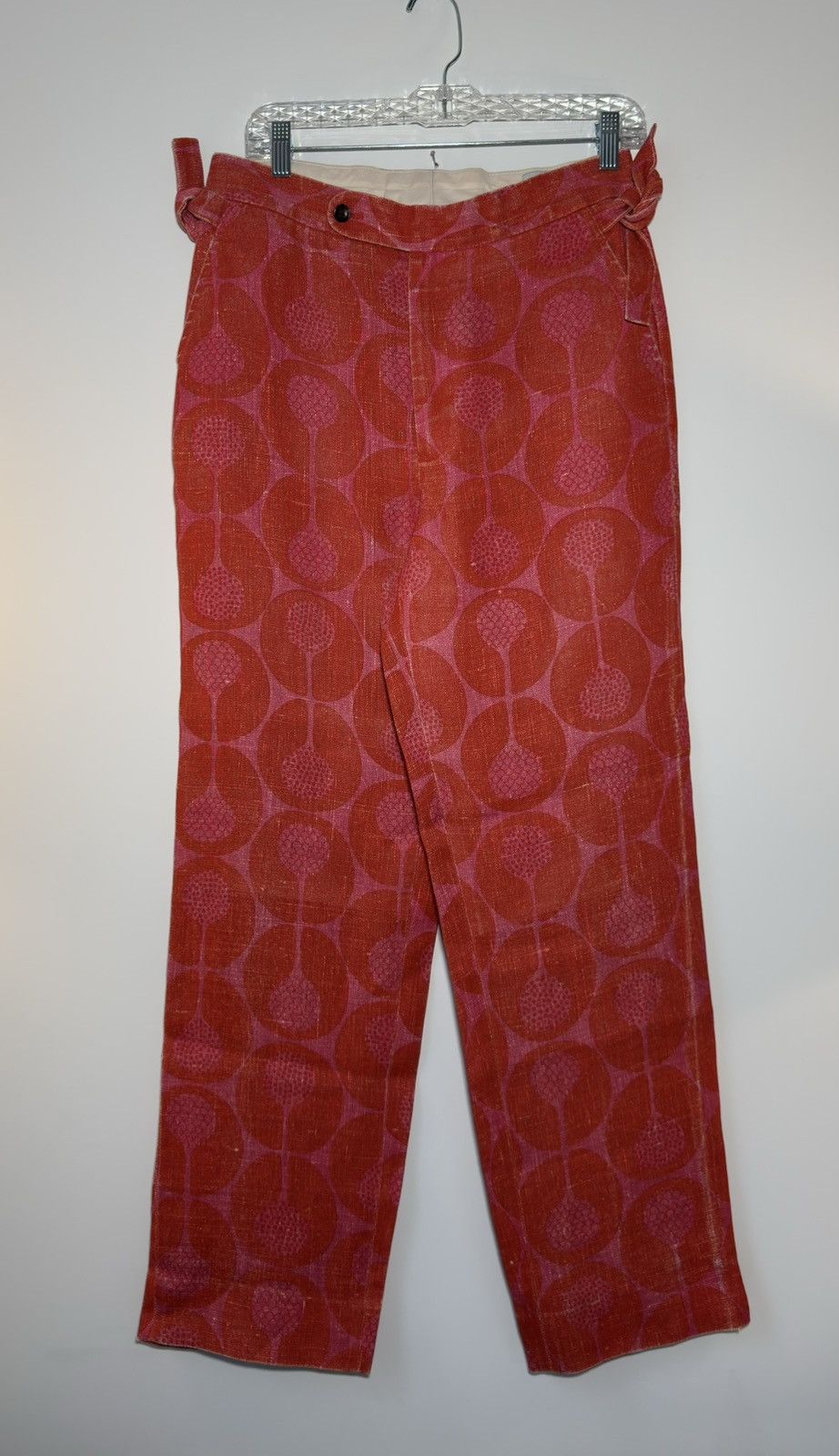Bode Bode linen Print trousers Size US 31 - 1 Thumbnail