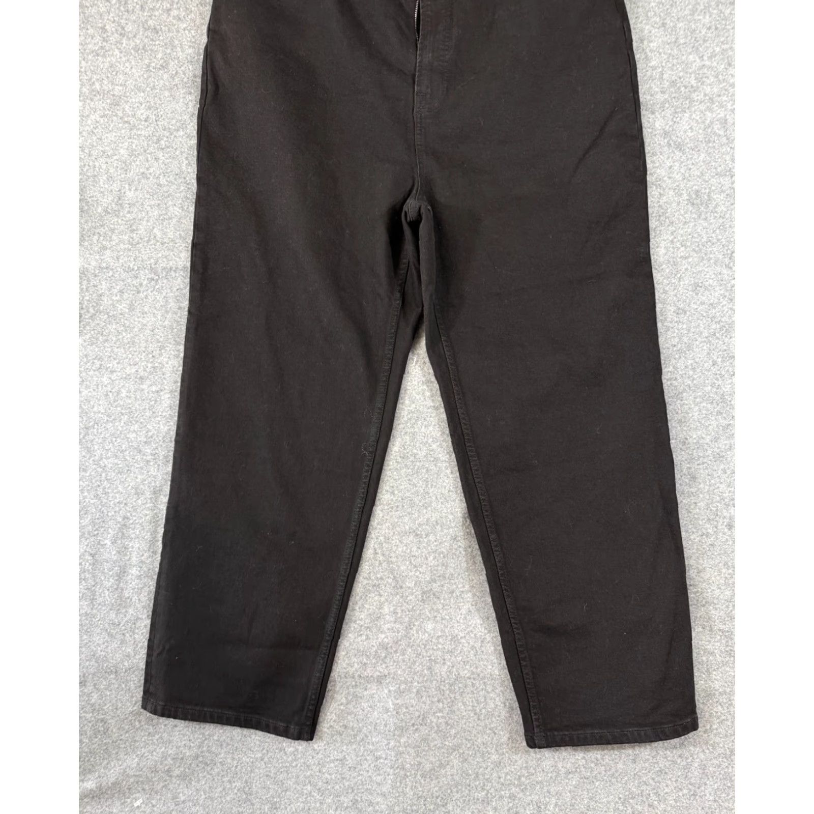 Everlane Everlane Jeans Womens 34R Black Denim Cotton Curvy High Waist Straight Leg Jeans Size 24" / US 00 / IT 34 - 5 Thumbnail