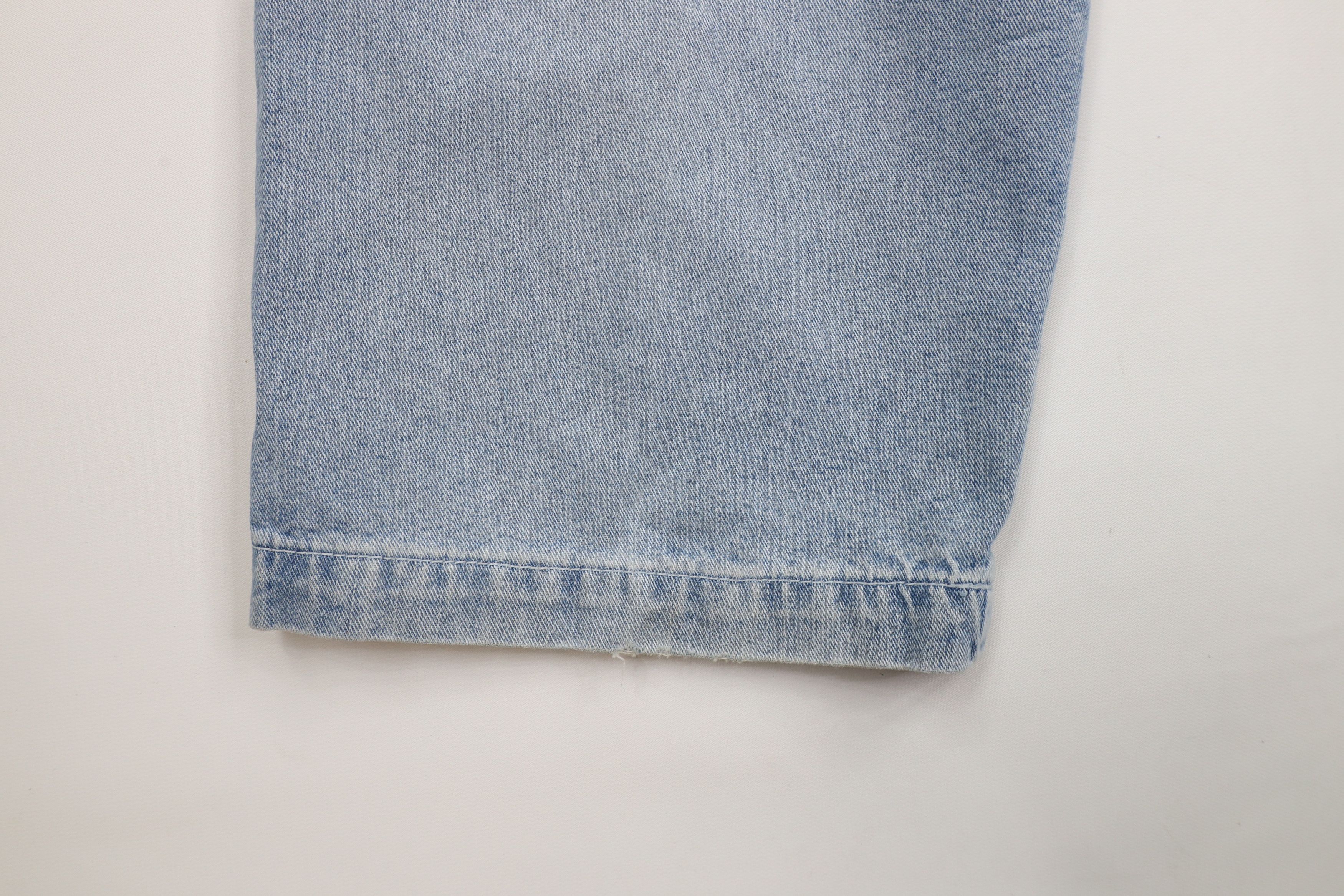 Tommy Hilfiger × Vintage Vintage 90s Y2K Tommy Hilfiger Baggy Wide Leg Dungaree Jeans Size 36" / US 14 / IT 50 - 14 Thumbnail