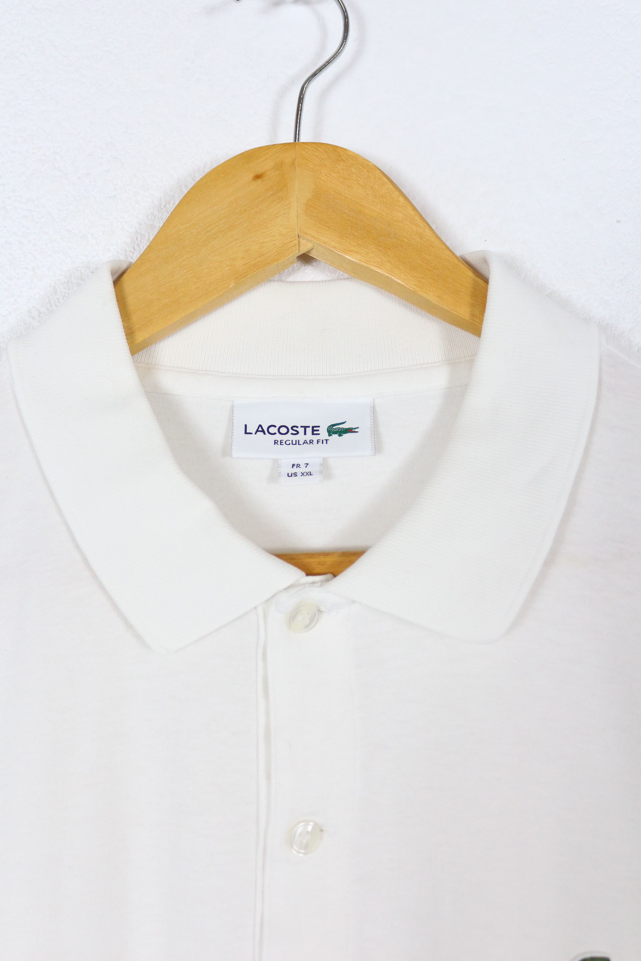 Lacoste × Vintage Lacoste Croc Logo Applique Polo Shirt XL/XXL Size US XL / EU 56 / 4 - 3 Thumbnail
