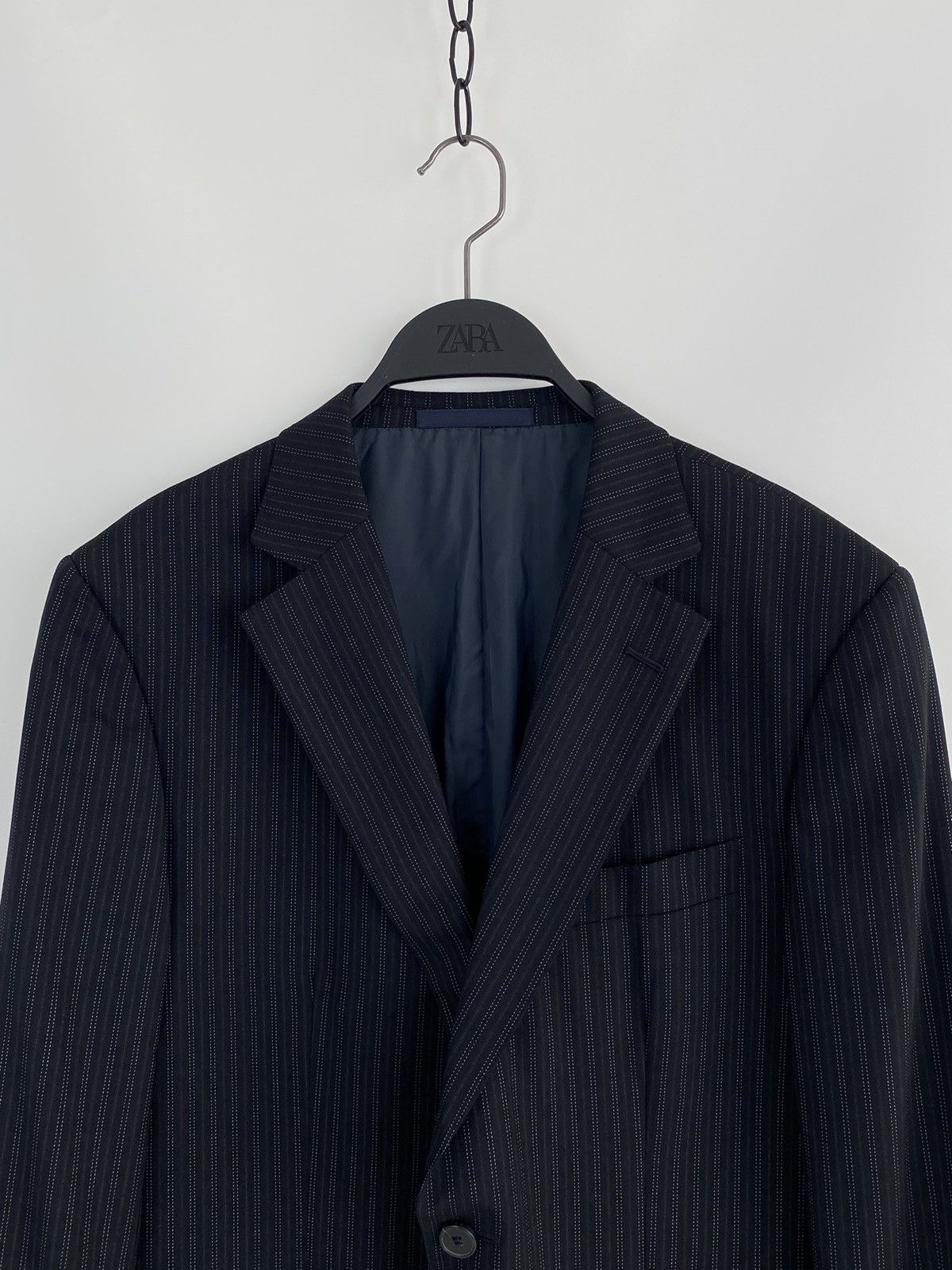 Z Zegna Z Zegna Striped Blazer Jacket Size 48R - 3 Thumbnail