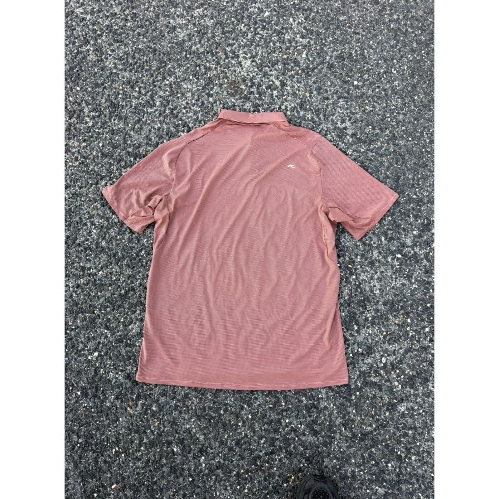 KJUS KJUS Golf Polo Orange Striped UPF50+ Size XL Men Size US XL / EU 56 / 4 - 3 Thumbnail