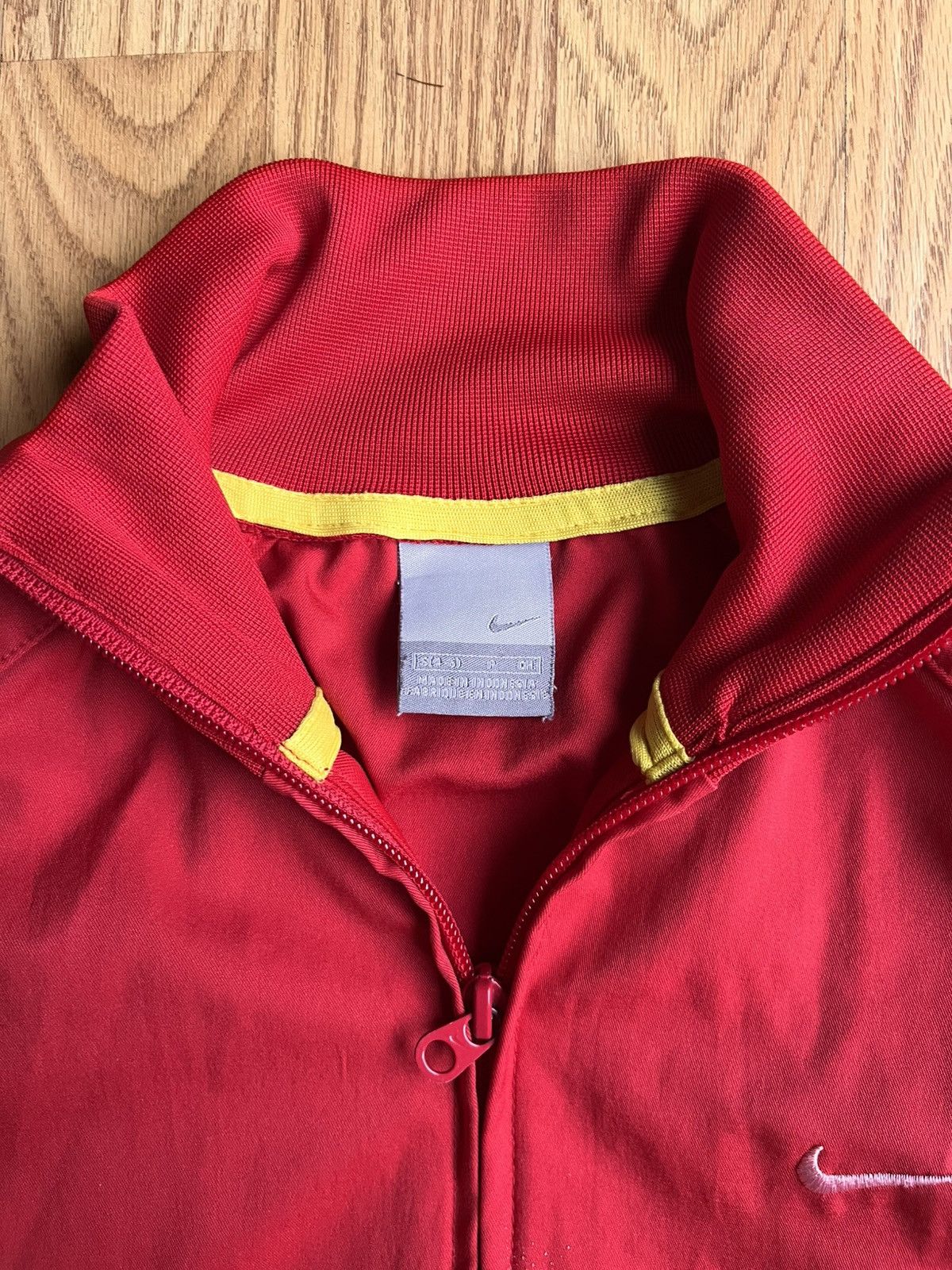 Nike Nike Vintage Tag Red Zip Up Jacket Size S / US 4 / IT 40 - 4 Thumbnail