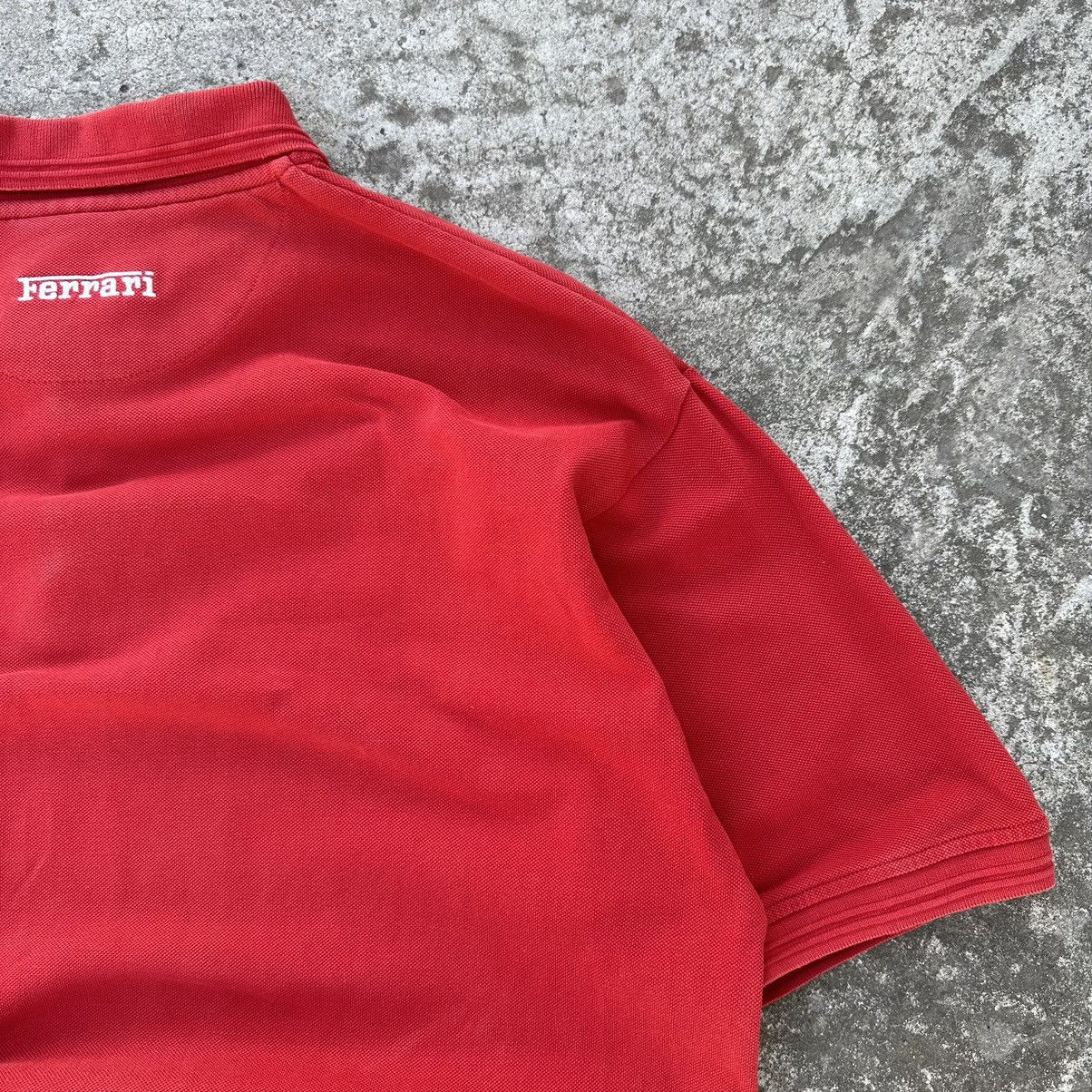 Ferrari × Vintage Vintage T-shirts Polo Ferrari Basic Fit Small Logo Y2K 00s Size US L / EU 52-54 / 3 - 11 Thumbnail