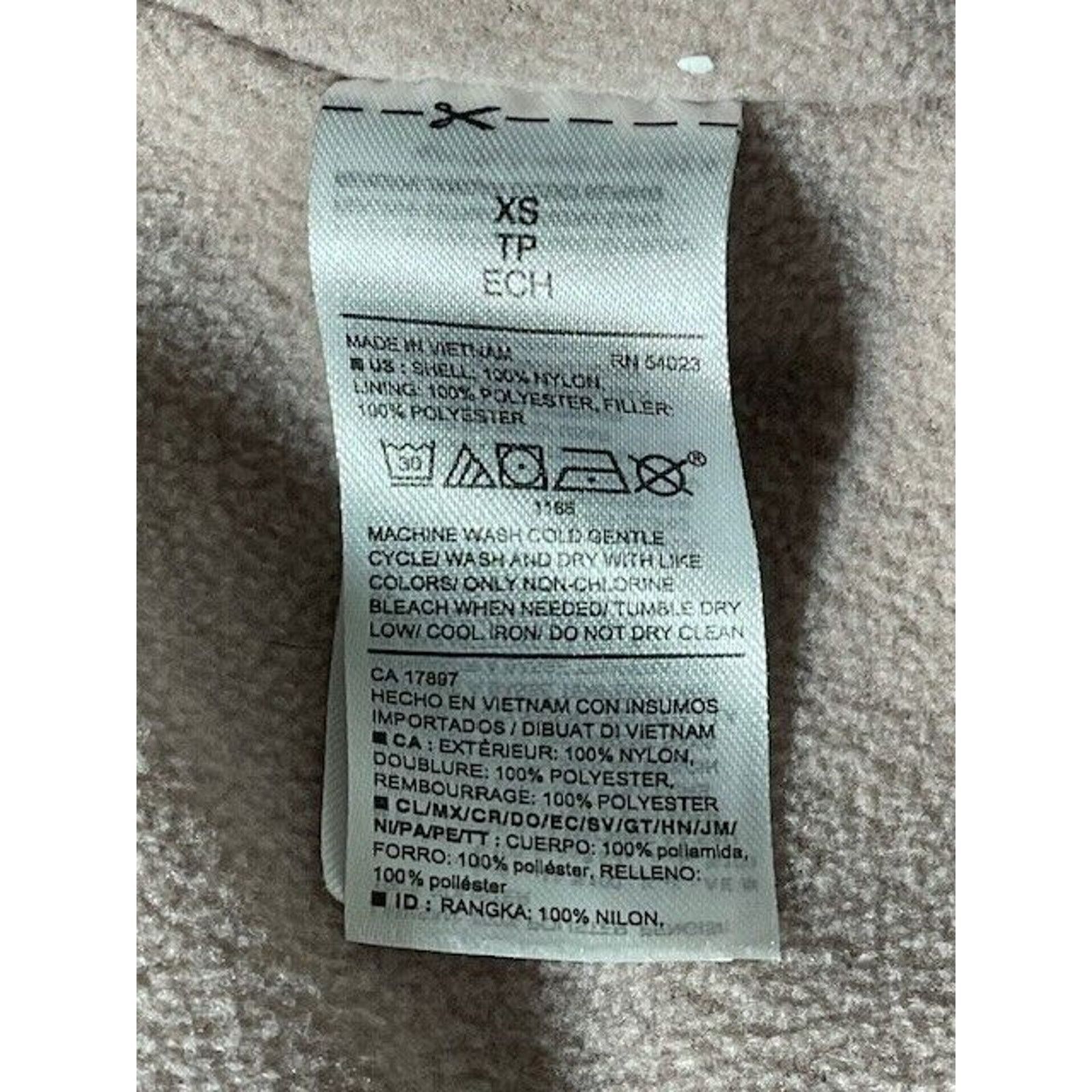 Old Navy Old Navy Puffer Vest Women XS Full Zip Lined Mock Neck Beige Size XS / US 0-2 / IT 36-38 - 6 Thumbnail