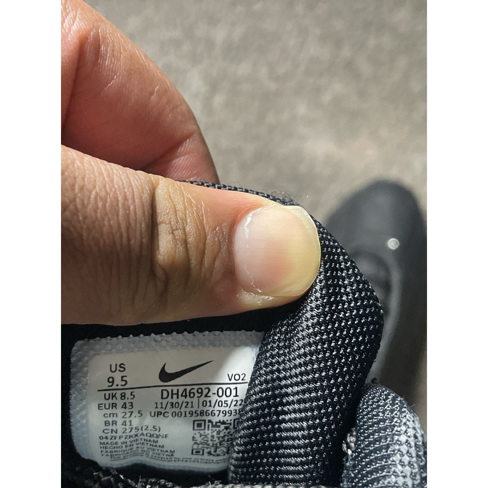 Nike Size 9.5 - Nike NOCTA x Hot Step Air Terra Black DH4692-001 Size US 9.5 / EU 42-43 - 6 Thumbnail