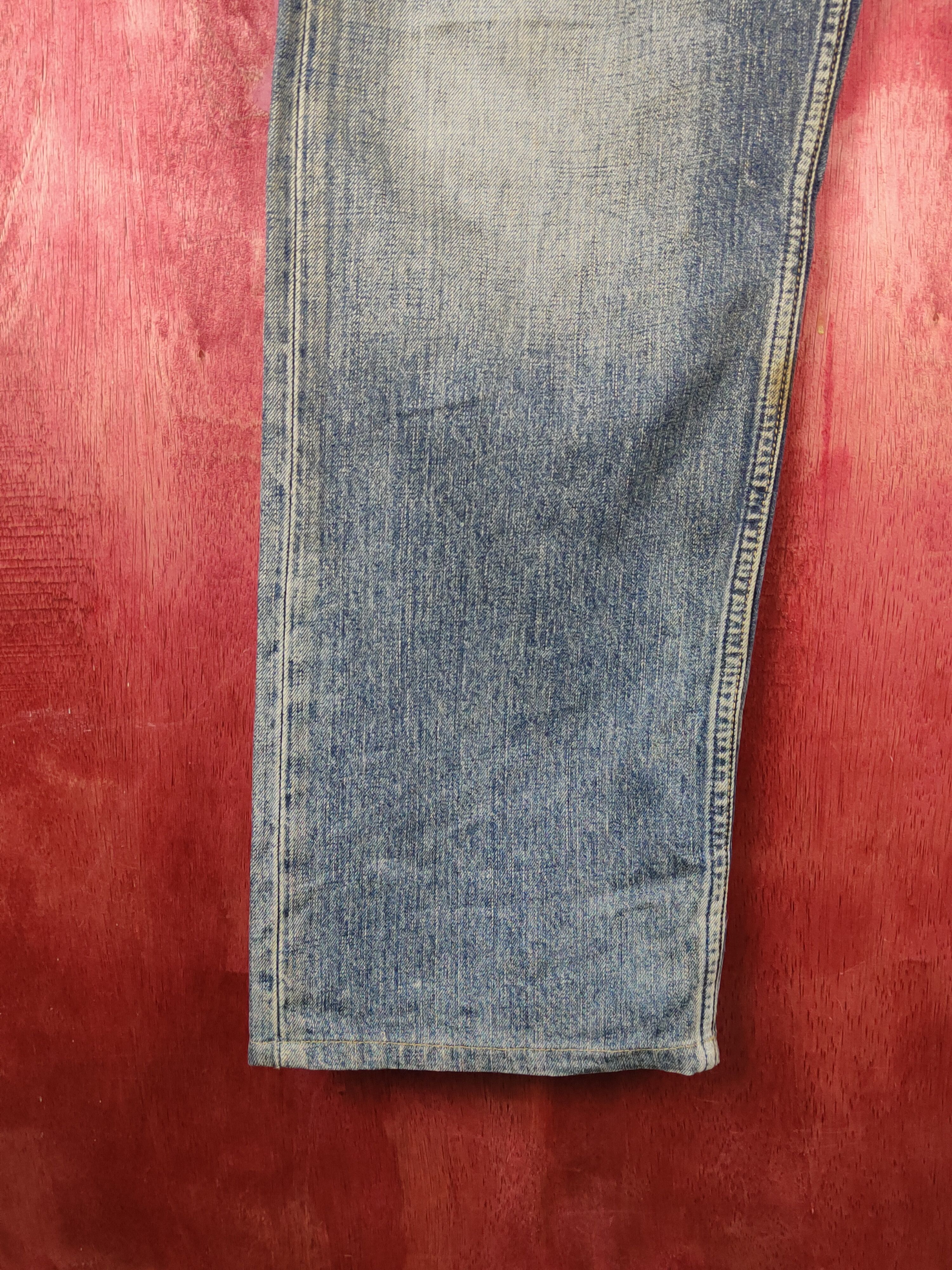 Levi's DL Levi's Blue Faded Distressed Ripped Jeans #S2308 Size US 34 / EU 50 - 4 Thumbnail