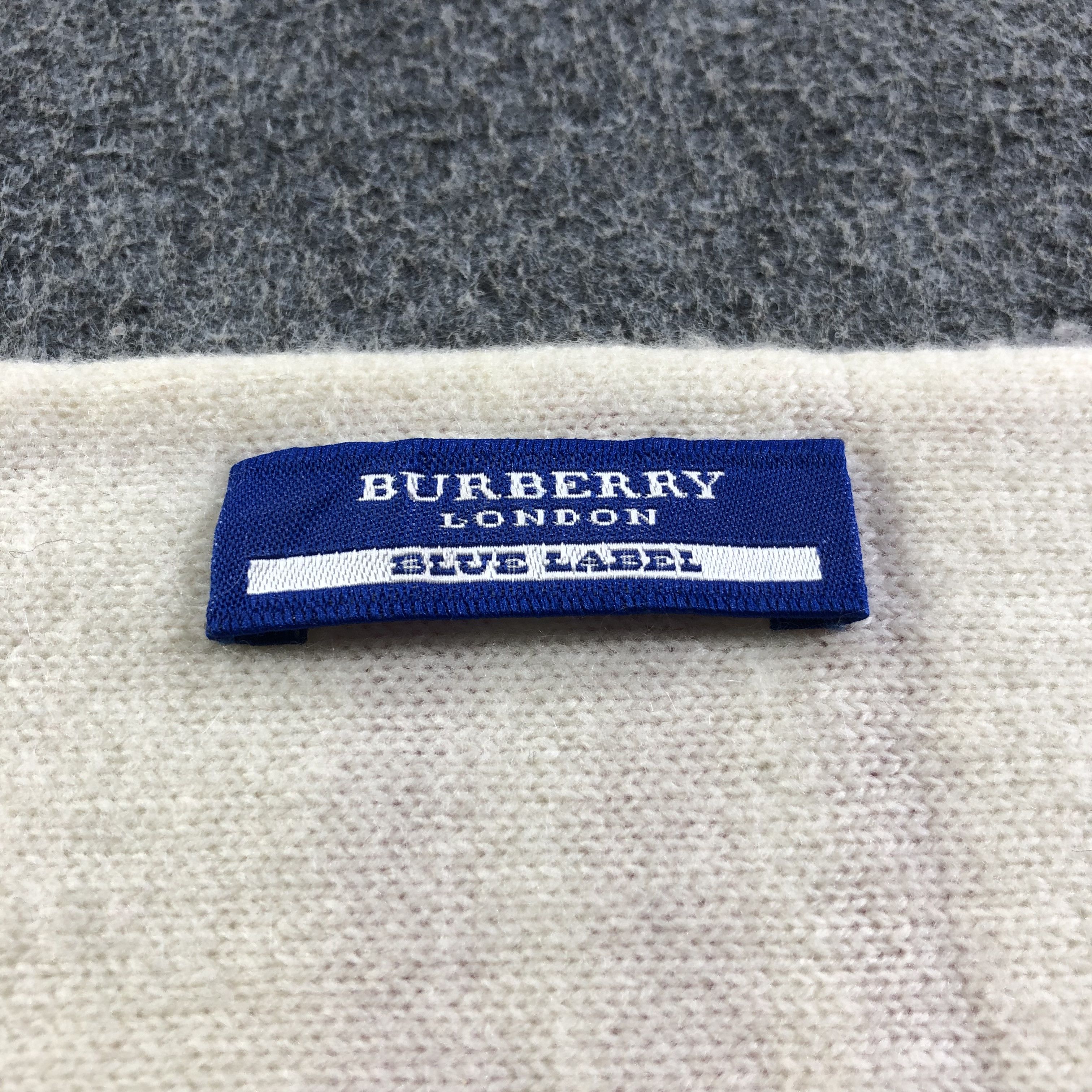 Burberry Burberry Blue Label Wool Scarf Muffler V1757 Size ONE SIZE - 5 Thumbnail