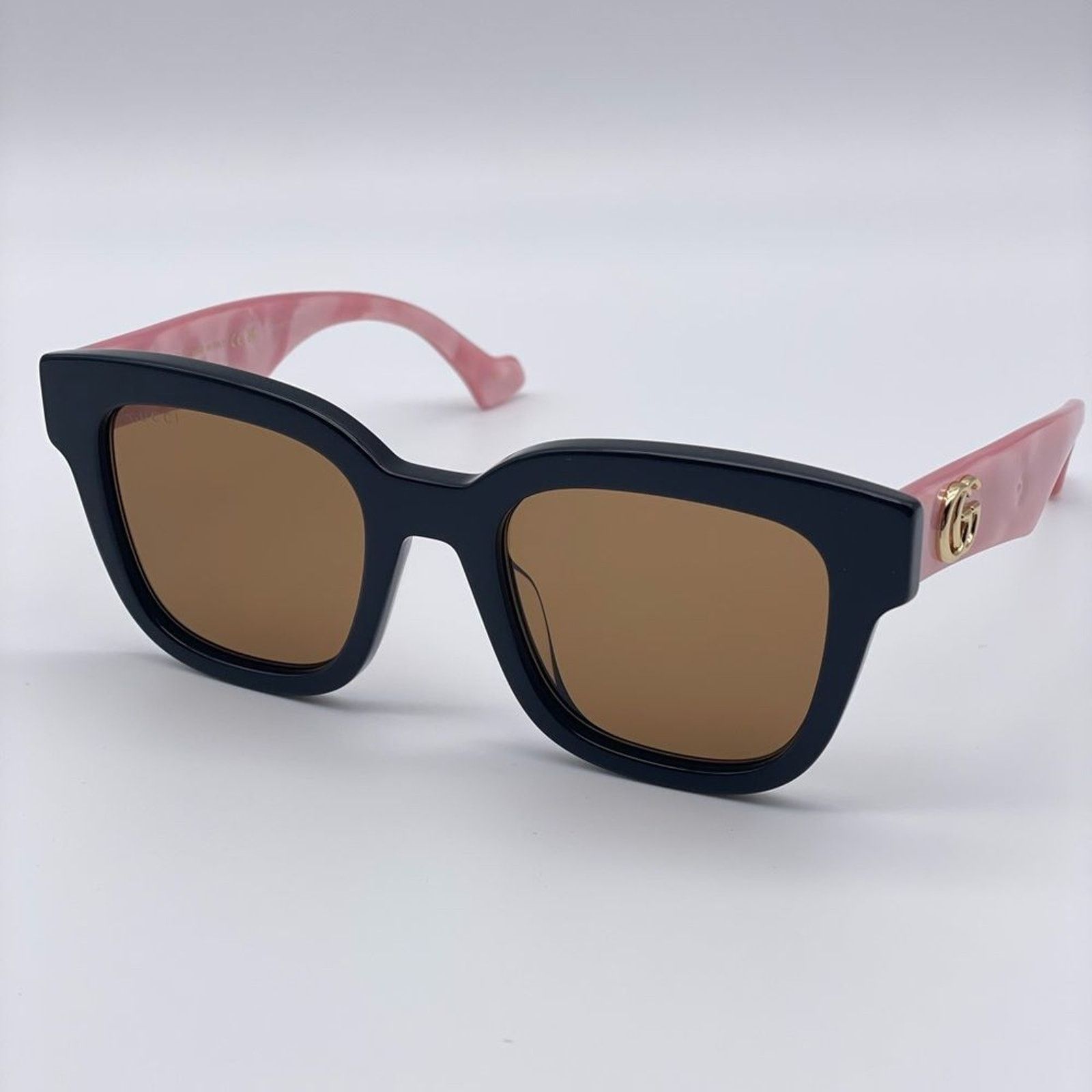 Gucci NEW GUCCI GG0998S 005 Black/Pink/Brown Women Sunglasses Size ONE SIZE - 6 Thumbnail