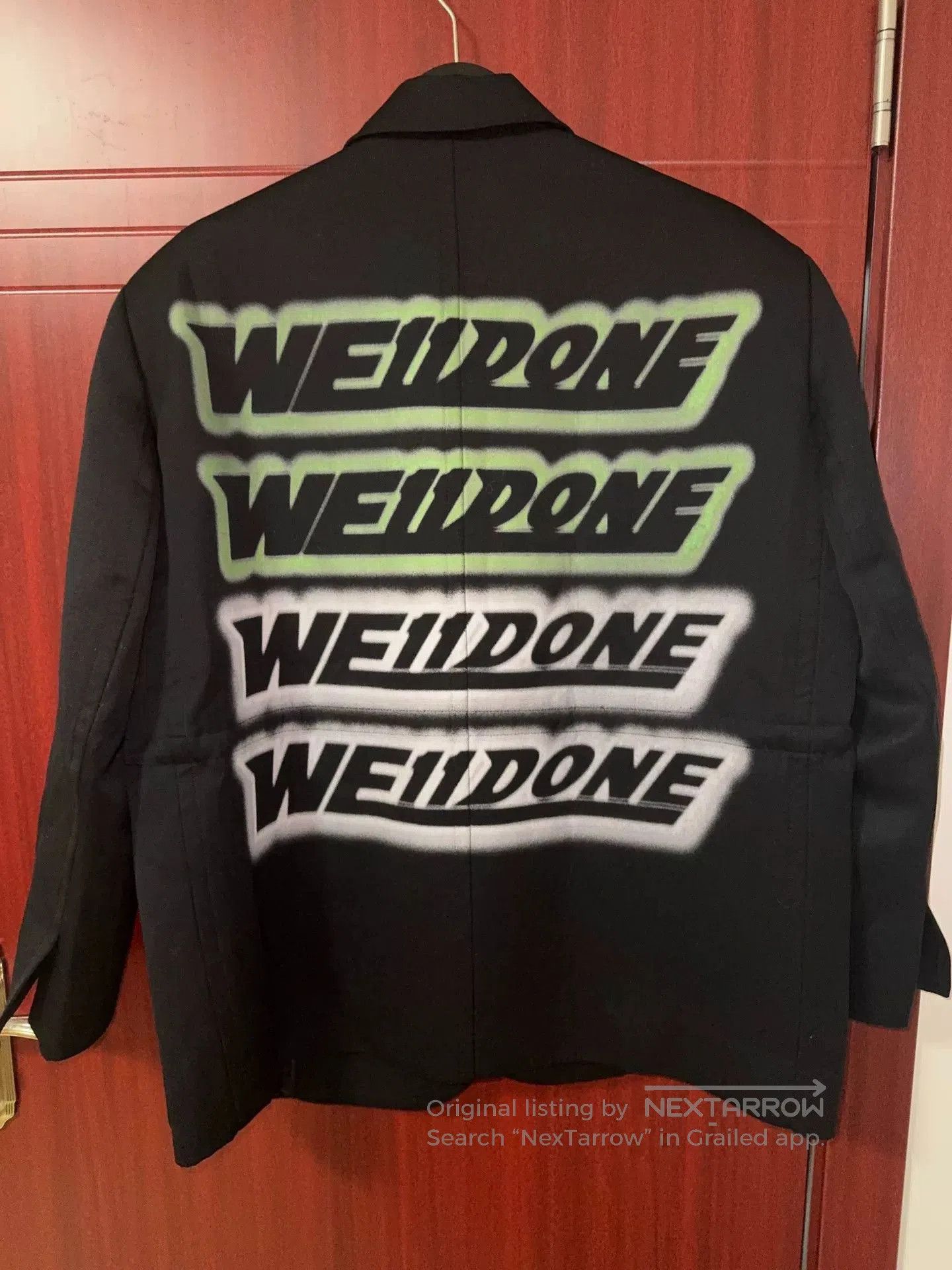 WE11DONE we11done Graffiti Logo Blazer. Size US M / EU 48-50 / 2 - 1 Thumbnail
