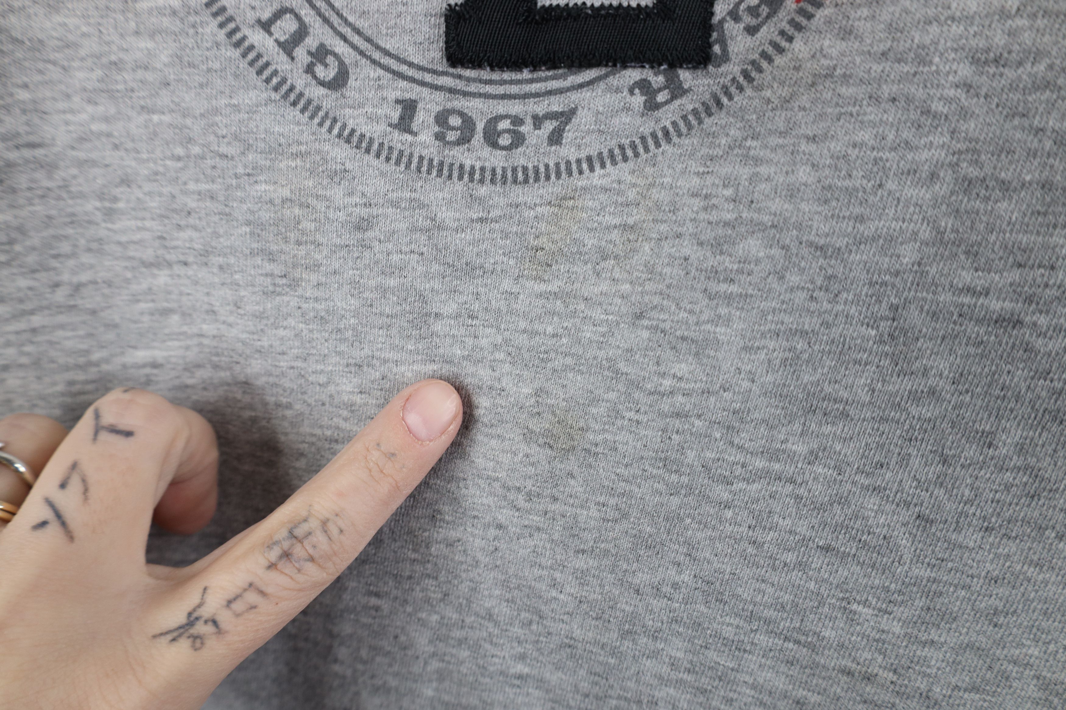 Ralph Lauren Vintage 90s Ralph Lauren Spell Out T-Shirt Heather Gray Size US XXL / EU 58 / 5 - 6 Thumbnail