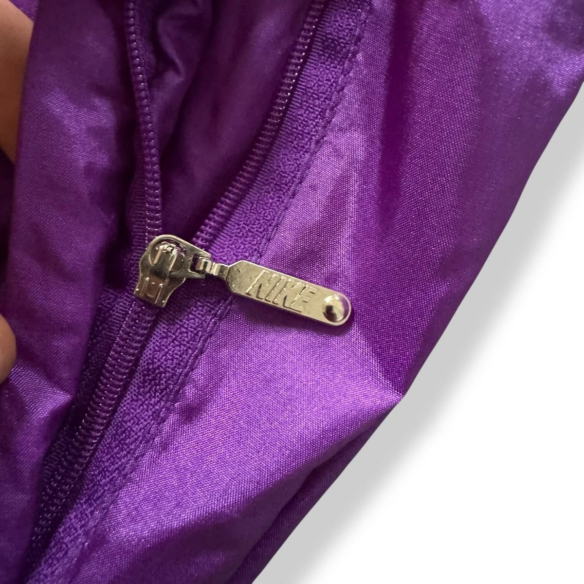 Nike Nike Track Purple Pants Nylon Streetwear Joggers Y2K Size US 32 / EU 48 - 9 Thumbnail