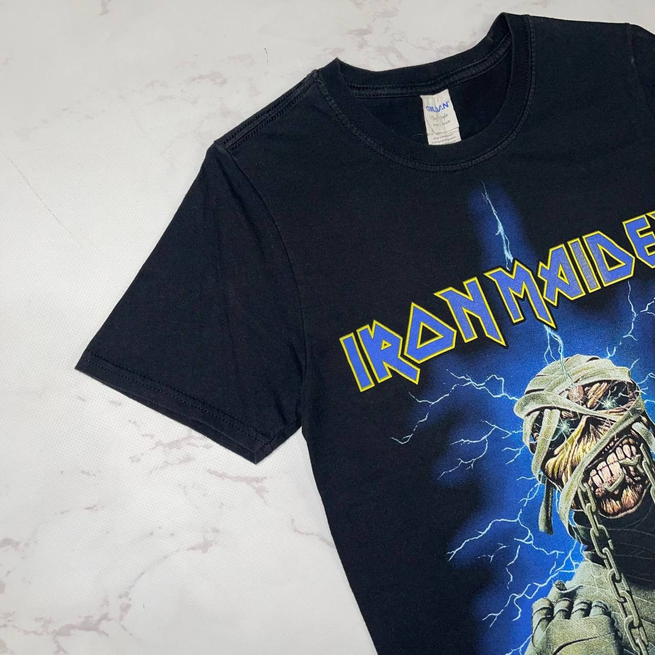 Vintage vintage x band tee Cotton Iron Maiden T Shirt Gildan Sz S Size US S / EU 44-46 / 1 - 6 Thumbnail