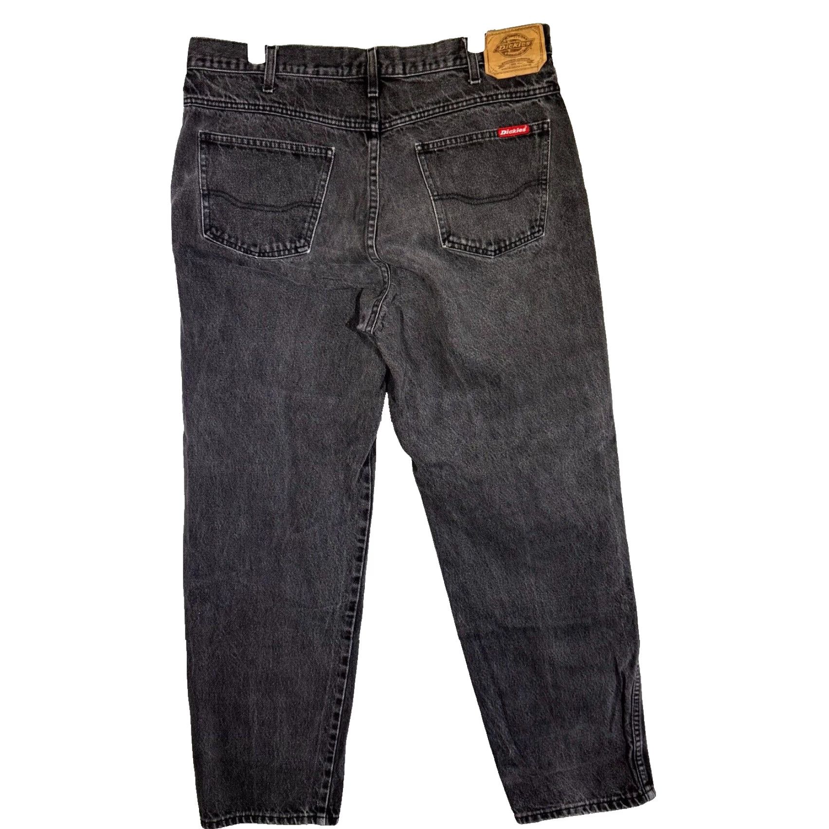 Dickies Dickies Jeans Men’s 36x30 Black Denim Dark Wash Mid-Rise Straight Leg Cotton Size US 36 / EU 52 - 2 Thumbnail