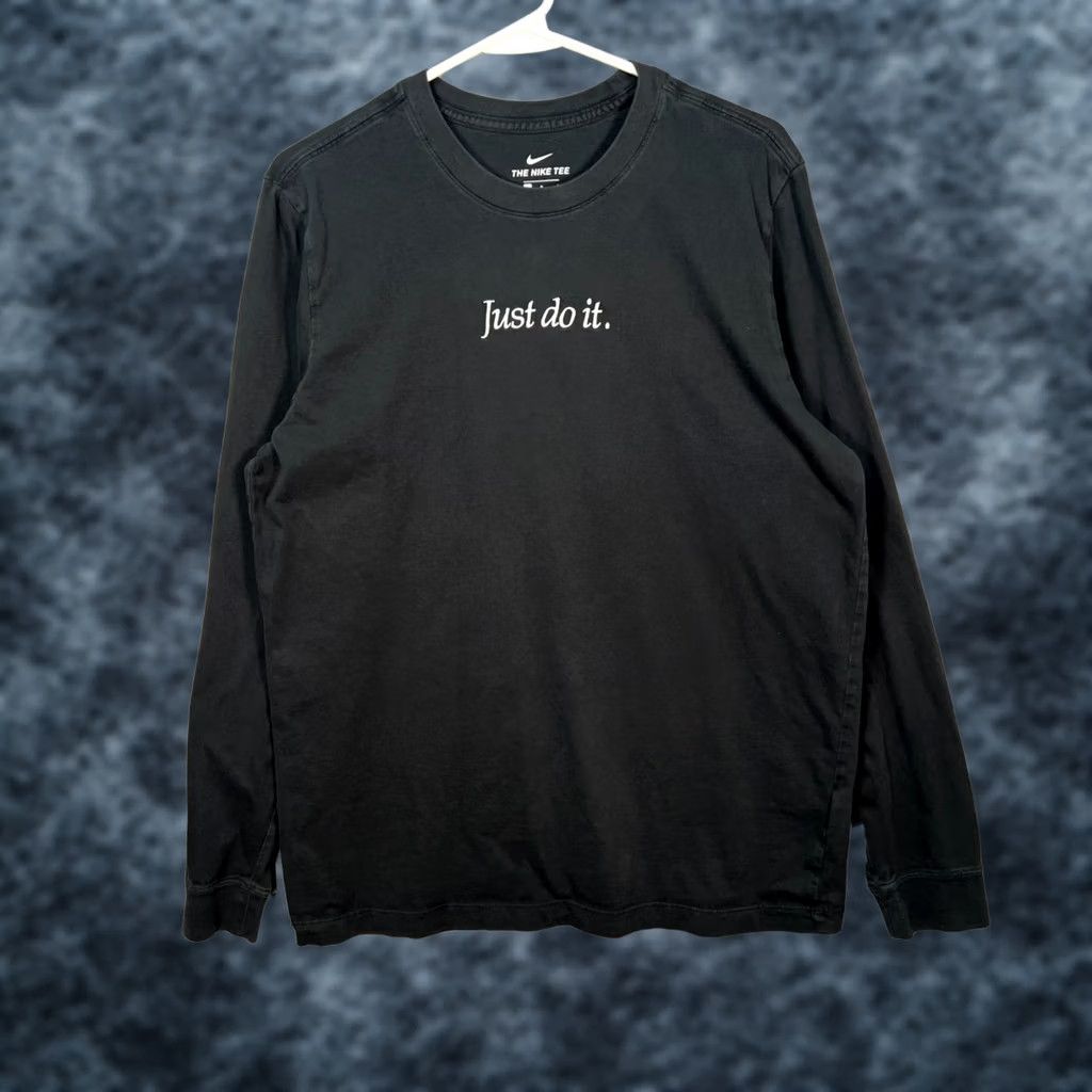 Nike Nike Black Long Sleeve T-Shirt Logo Mens Size Large Size US L / EU 52-54 / 3 - 1 Thumbnail