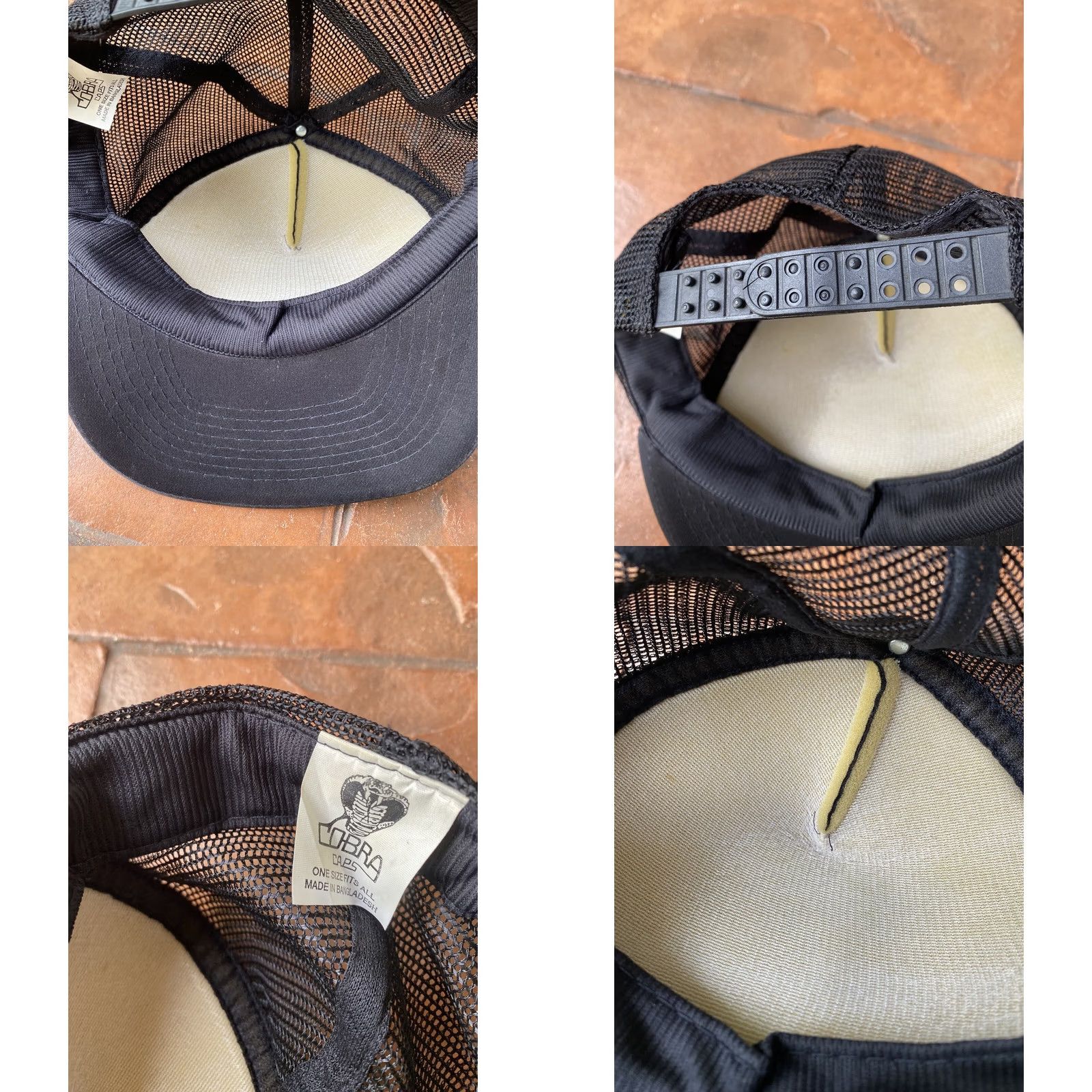 Vintage VINTAGE Sturgis 90s Tribal Skull Bike Week 1996 Trucker Hat Nissin Men One Size Black Mesh Back Snapback Hat Size ONE SIZE - 8 Thumbnail
