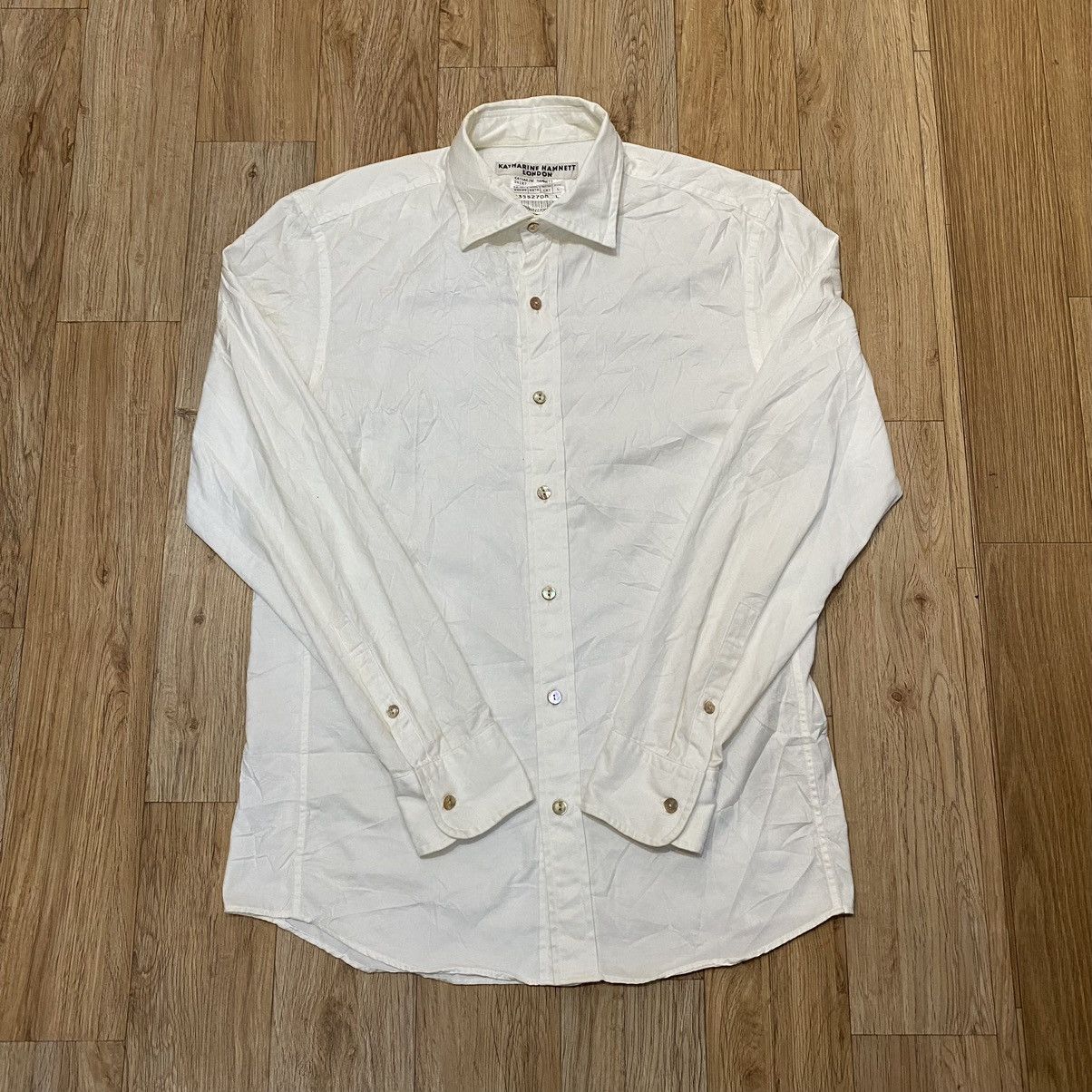 Katharine Hamnett London Katharine Hamnett London White Shirt Button Up Size US M / EU 48-50 / 2 - 8 Thumbnail