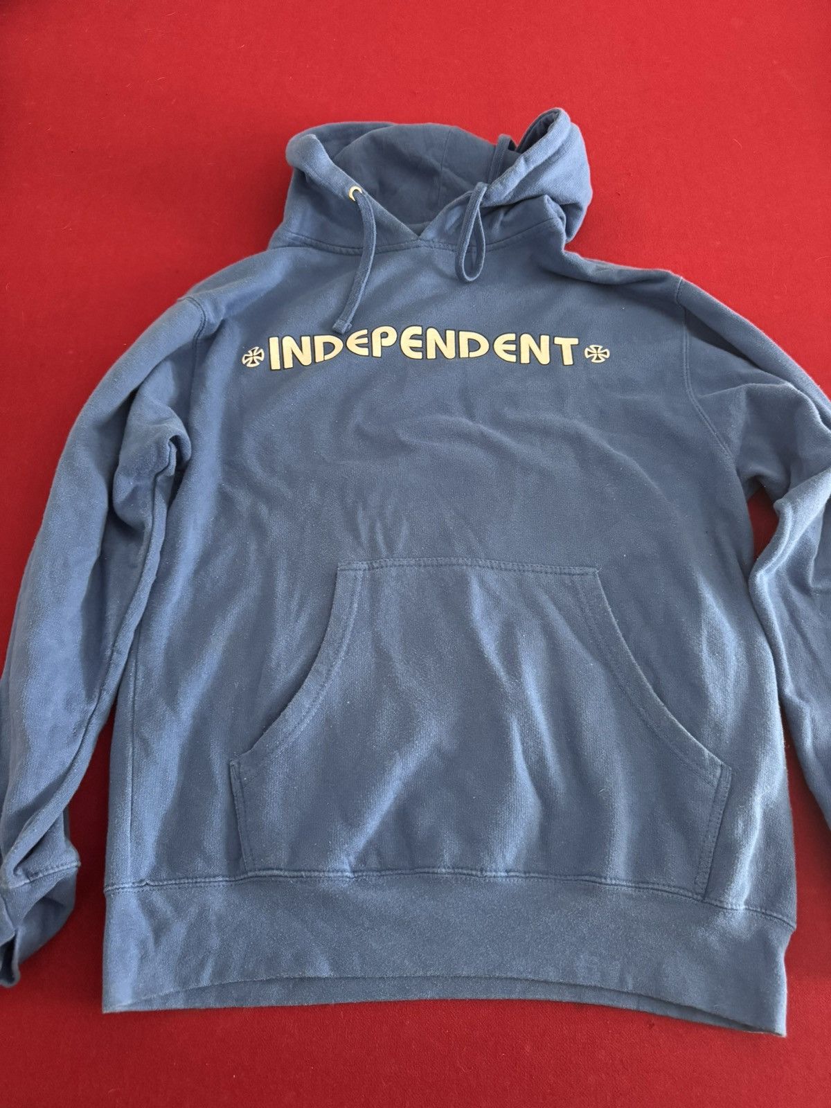 Independent Truck Co. Independent, classic style blue hoodie Size US M / EU 48-50 / 2 - 1 Thumbnail