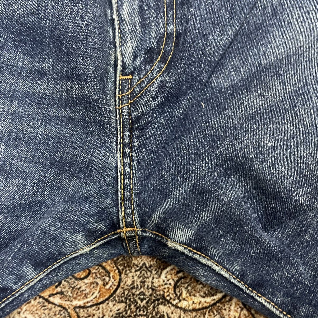 Levi's Vintage Clothing 🔥Levis 505 Big E Repro Stoned Washed Distress Denim Jeans Size US 32 / EU 48 - 8 Thumbnail
