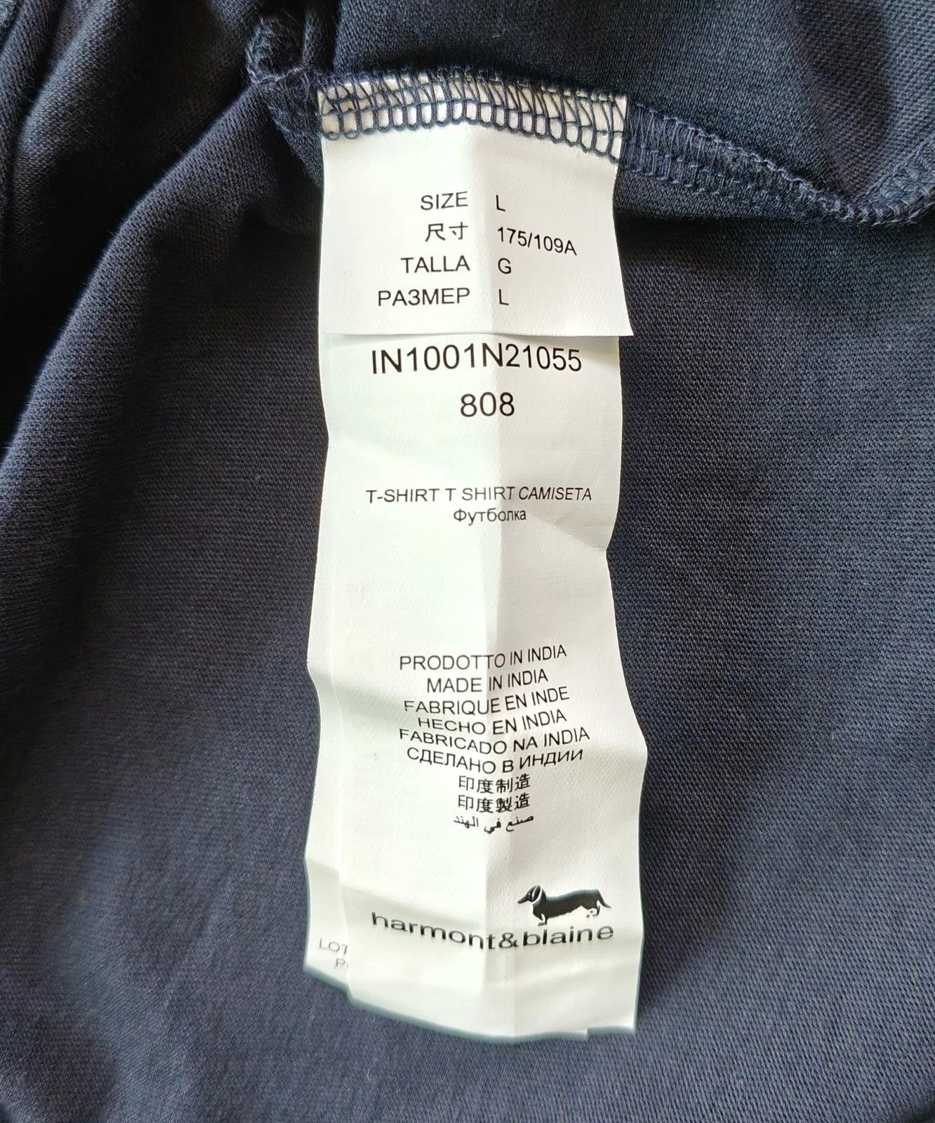 Harmont & Blaine Harmont & Blaine Shortsleeves Crew Neck ASM/2031 Size US L / EU 52-54 / 3 - 7 Thumbnail