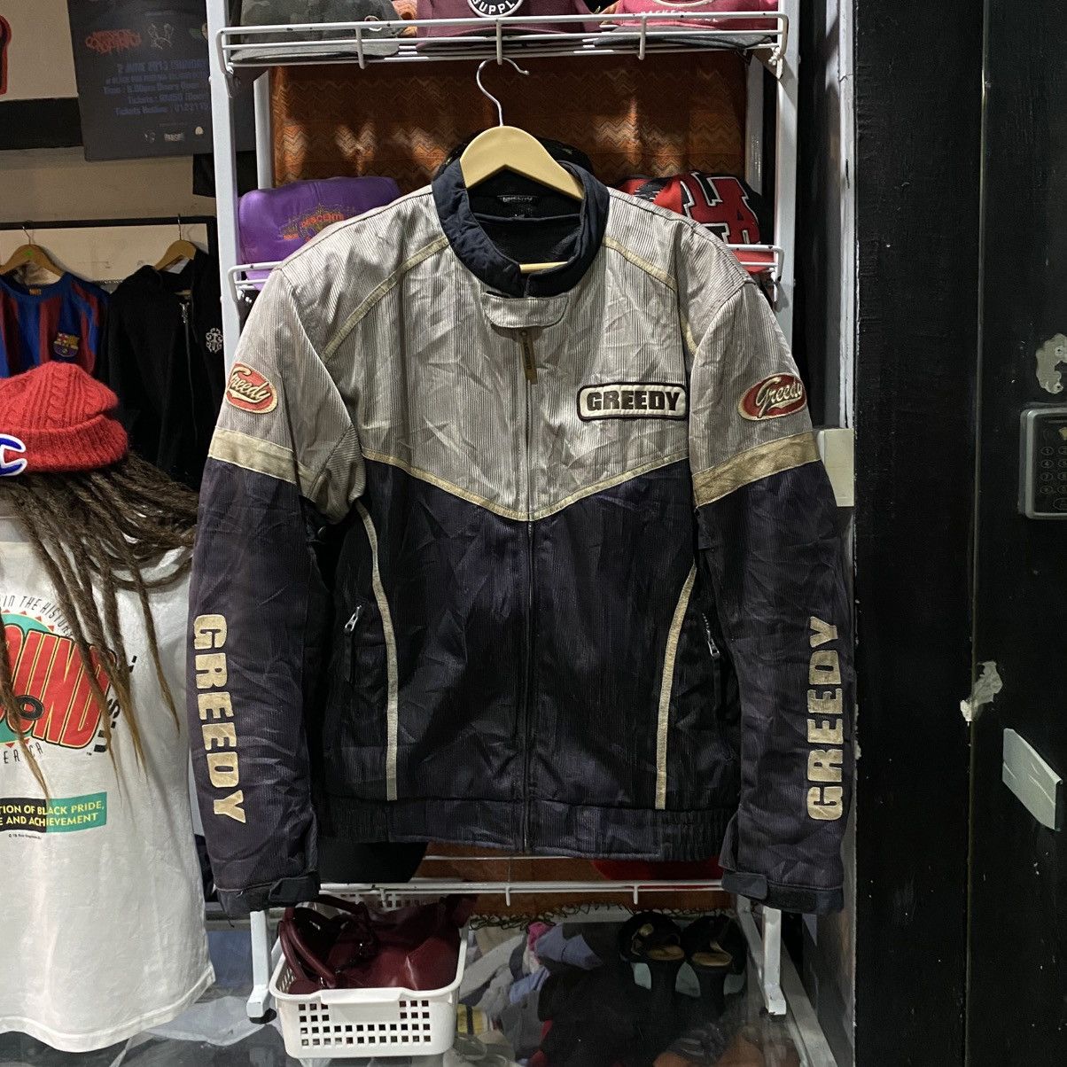 Greedy Genius 🔥Vintage Greedy Bike Jackets Size US L / EU 52-54 / 3 - 1 Thumbnail