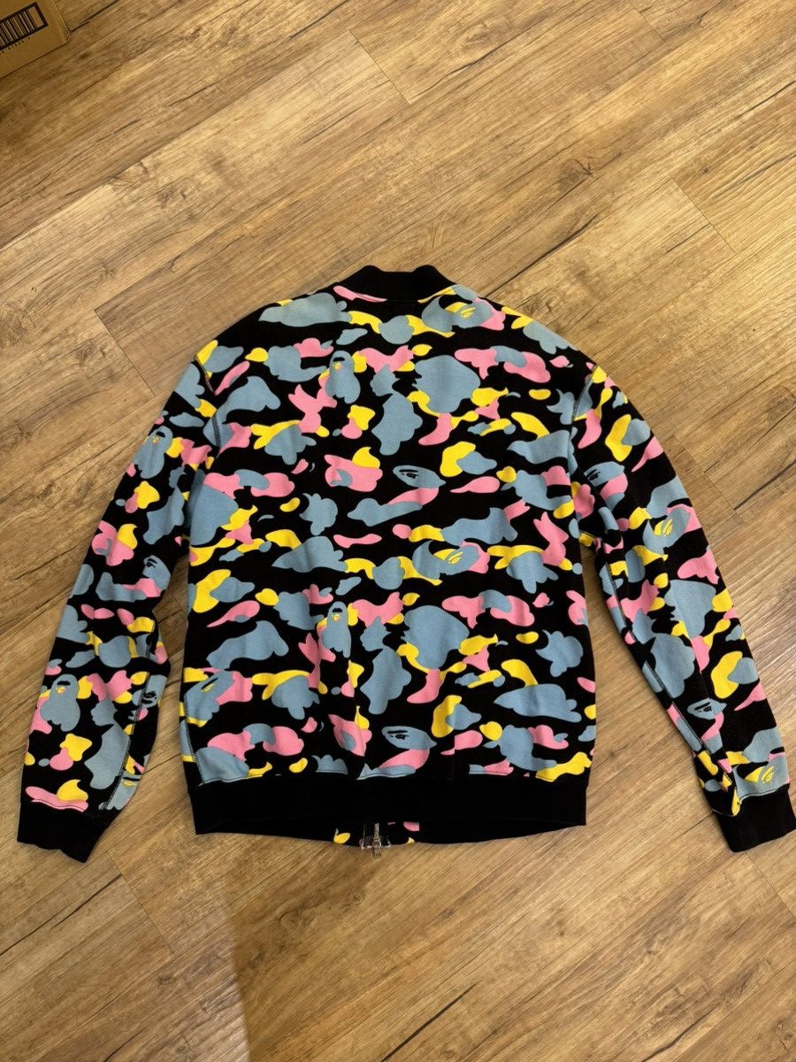 Bape BAPE cotton candy camo sweat jacket Size US L / EU 52-54 / 3 - 5 Thumbnail