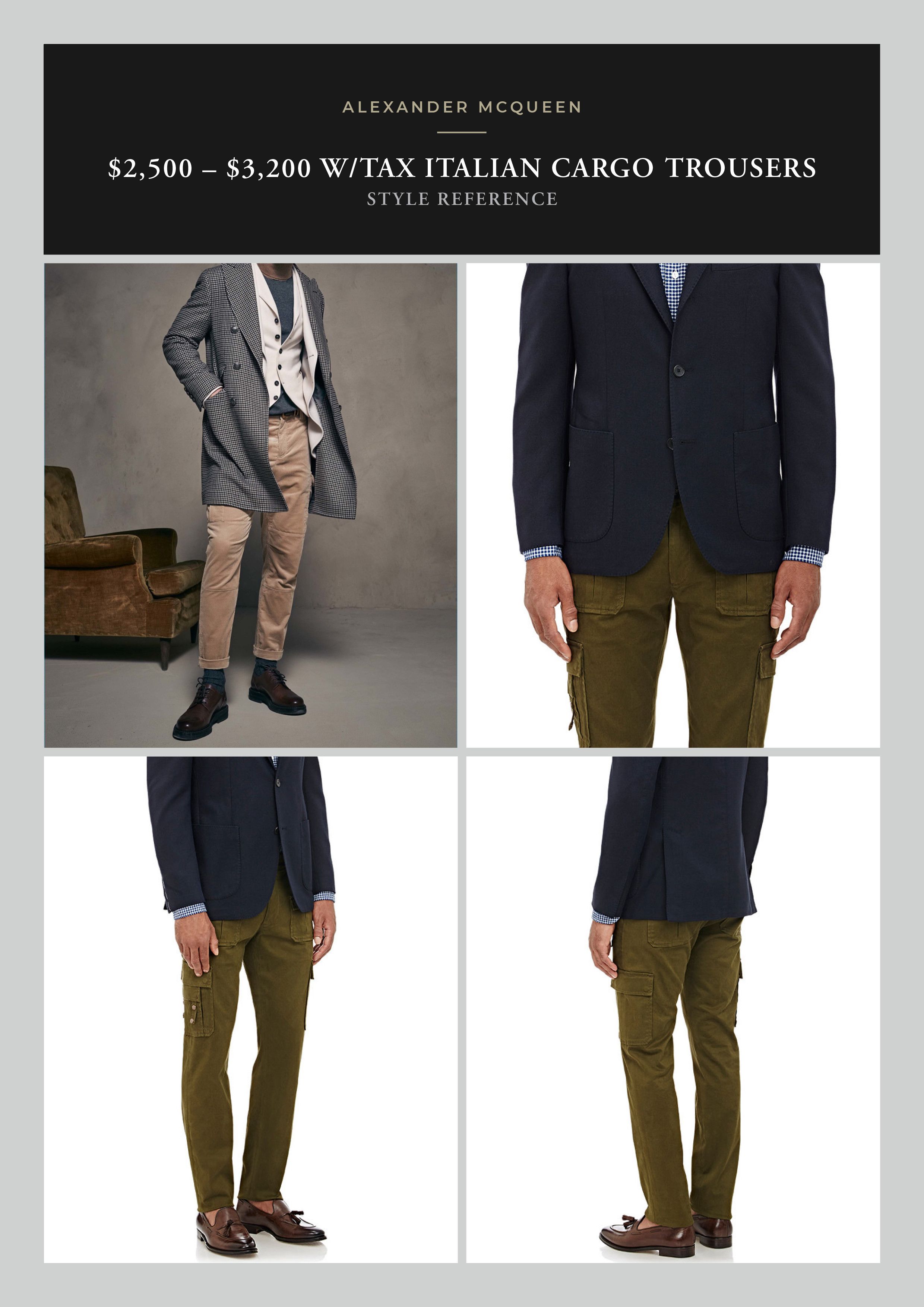 Alexander McQueen Ultimate Rare $2,500 w/tax MCQUEEN Handmade Cargo Pants Size US 32 / EU 48 - 8 Thumbnail