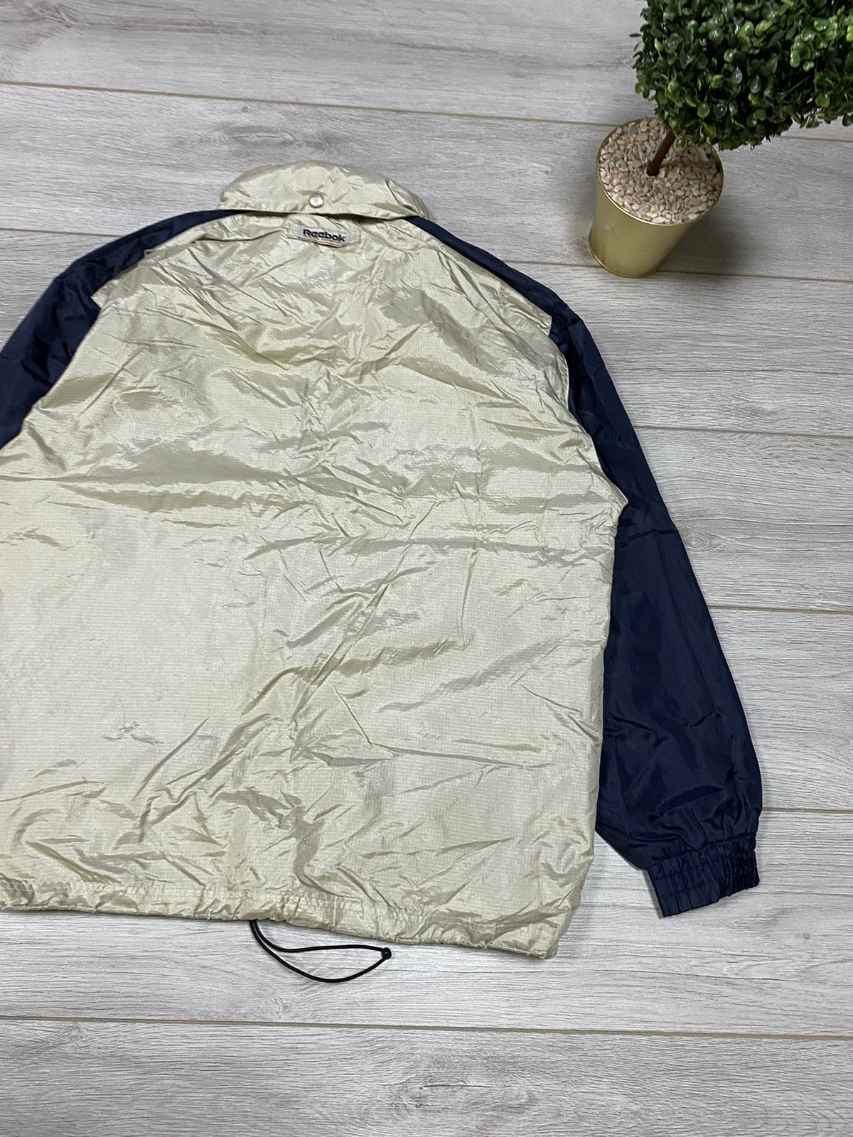 Reebok Reebok vintage 90s oversize half zip windbreaker jacket Size US S / EU 44-46 / 1 - 11 Thumbnail