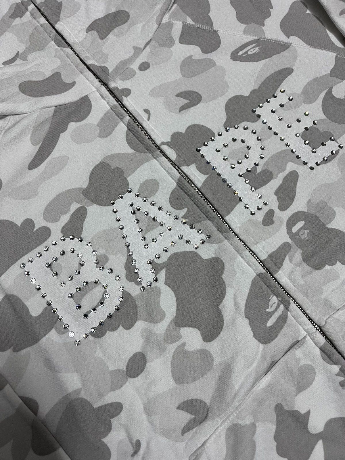 Bape Bape A Bathing Ape Camo Swarovski Nigo OG Full Zip Hoodie Size US M / EU 48-50 / 2 - 3 Thumbnail