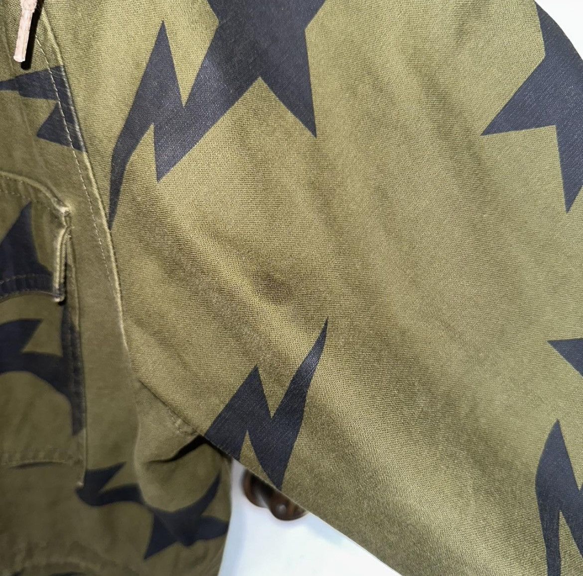 Bape Vintage Military Bapesta Star Logo Jacket Size US L / EU 52-54 / 3 - 3 Thumbnail